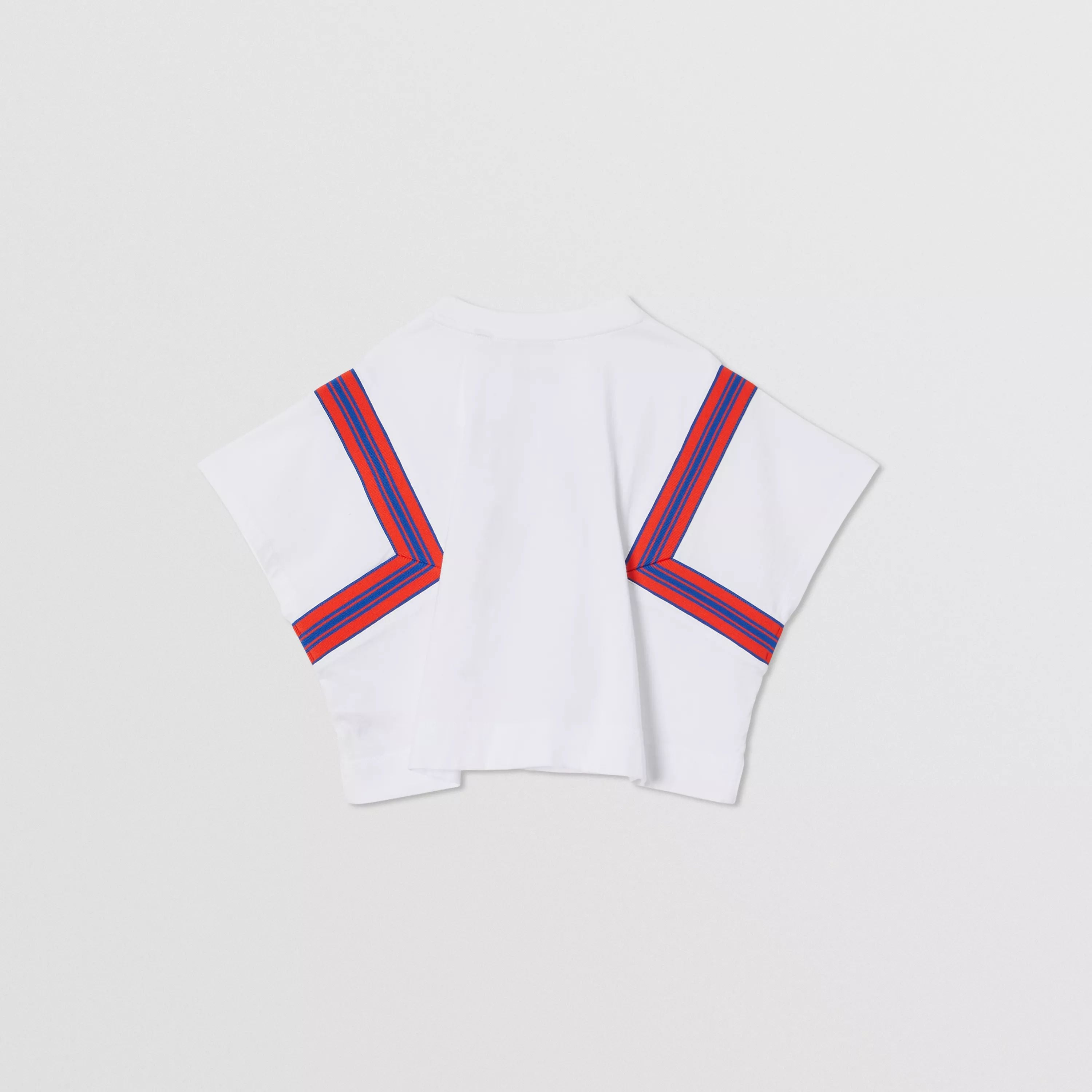 Girls White Logo Cotton T-Shirt