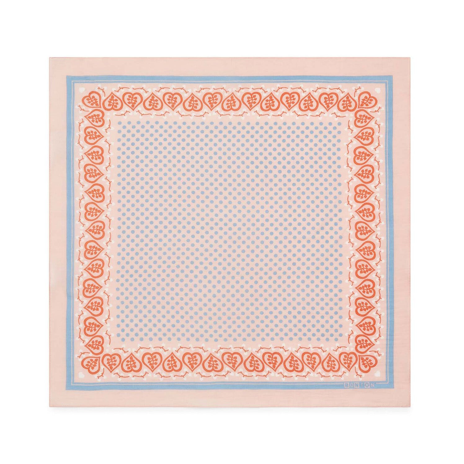 Girls Pink Printing Cotton Scarf
