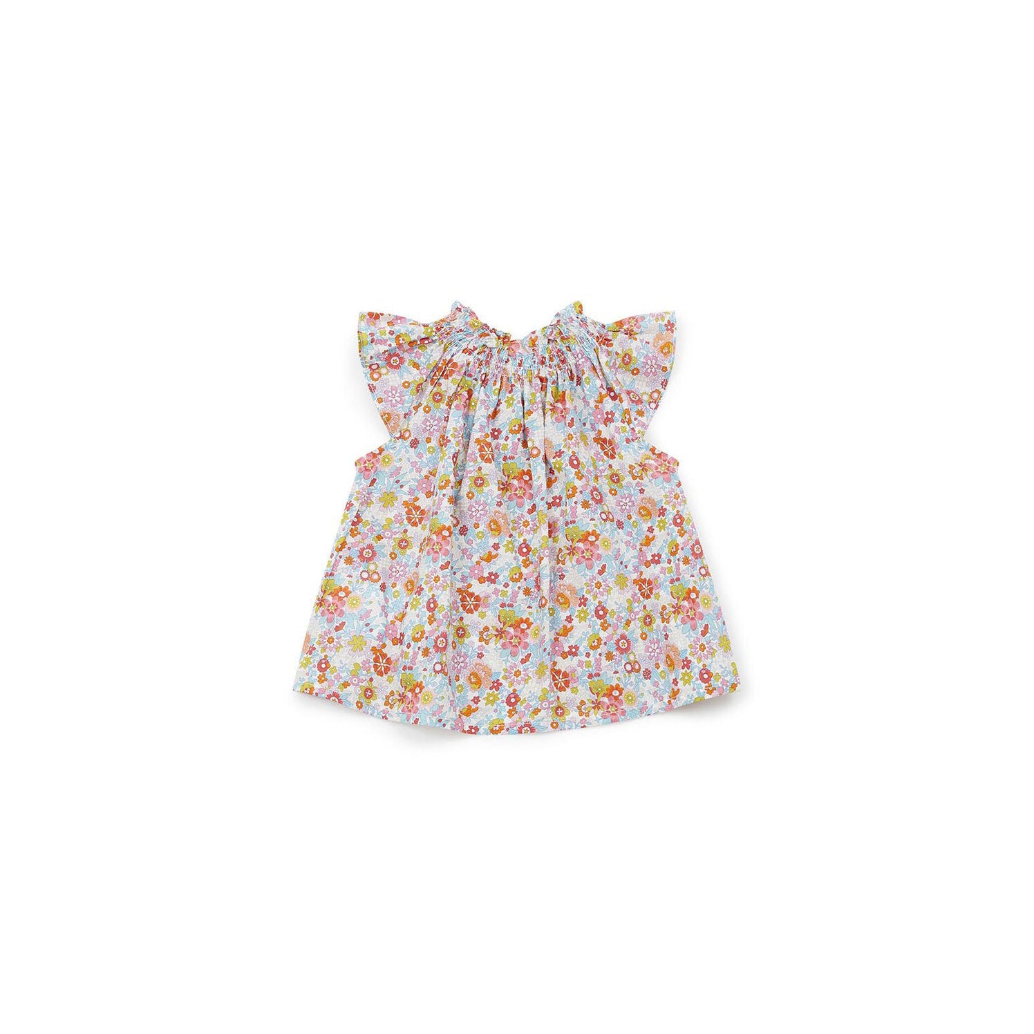 Baby Girls Multicolor Cotton Top