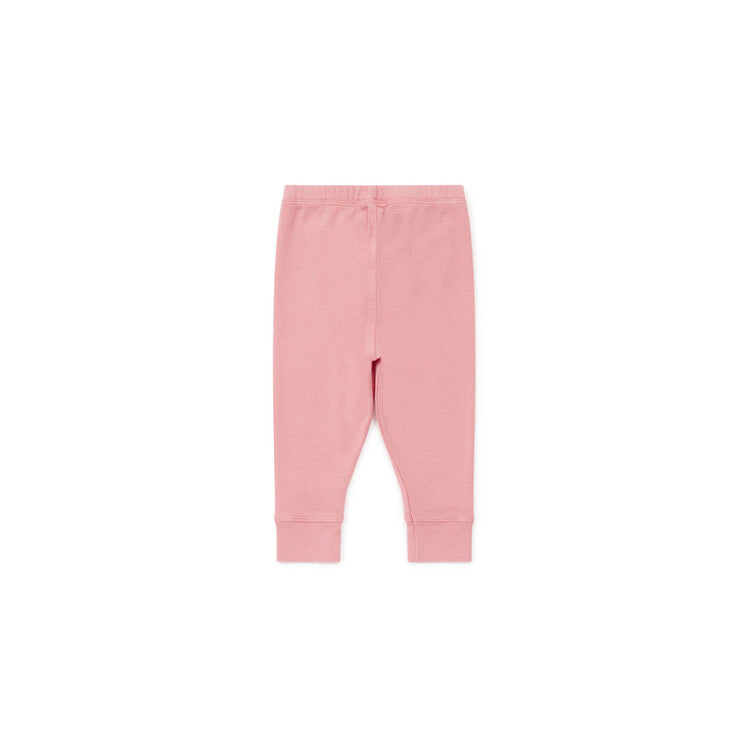 Baby Girls Pink Cotton Trousers