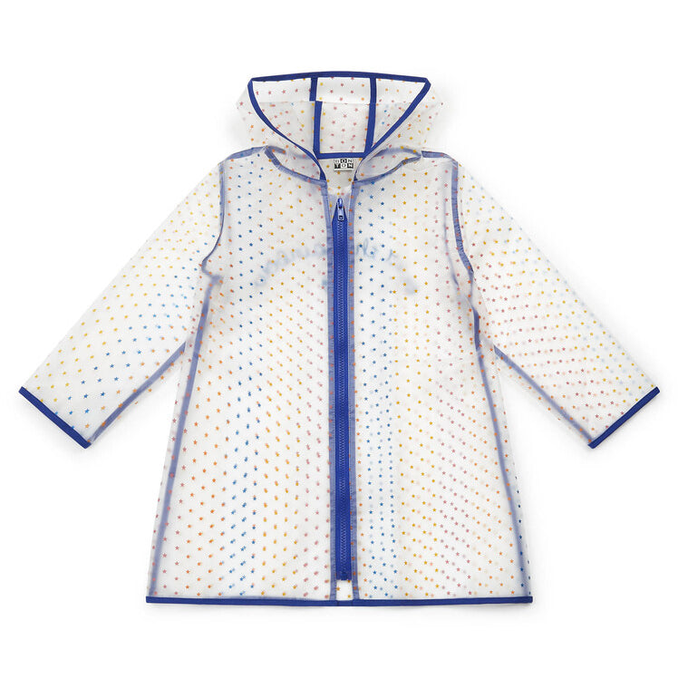 Girls Transparent Stars Raincoat
