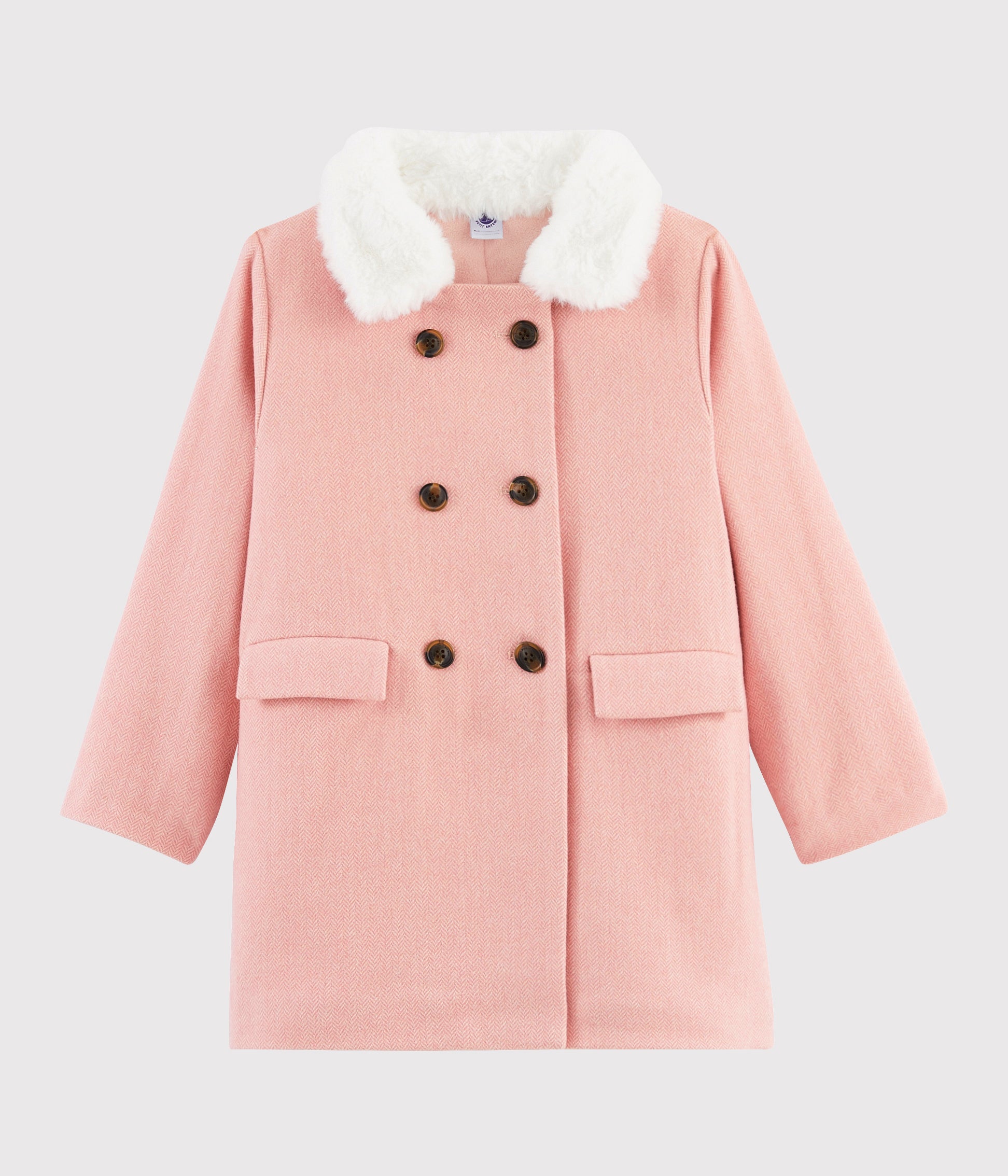 Girls Light Pink Coat