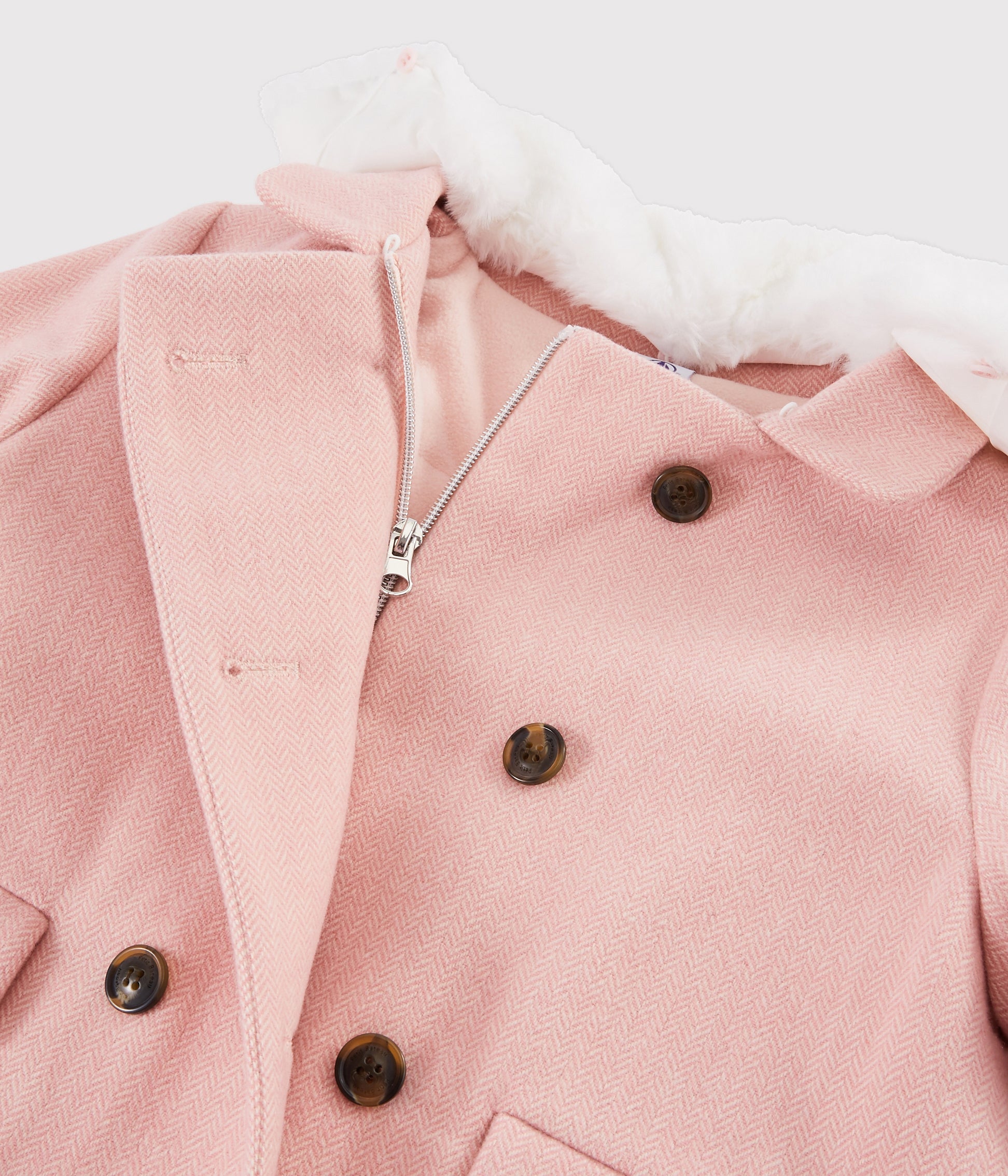 Girls Light Pink Coat