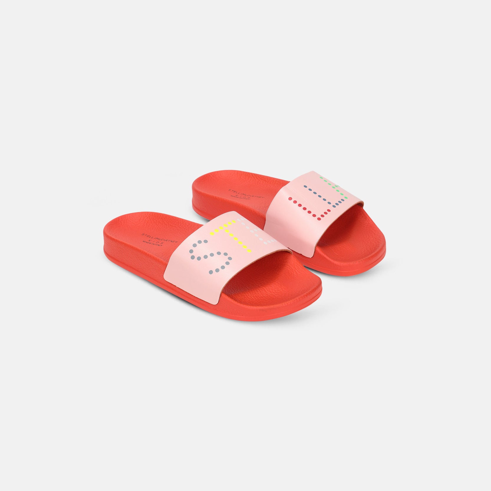 Girls Pink Logo Sandals