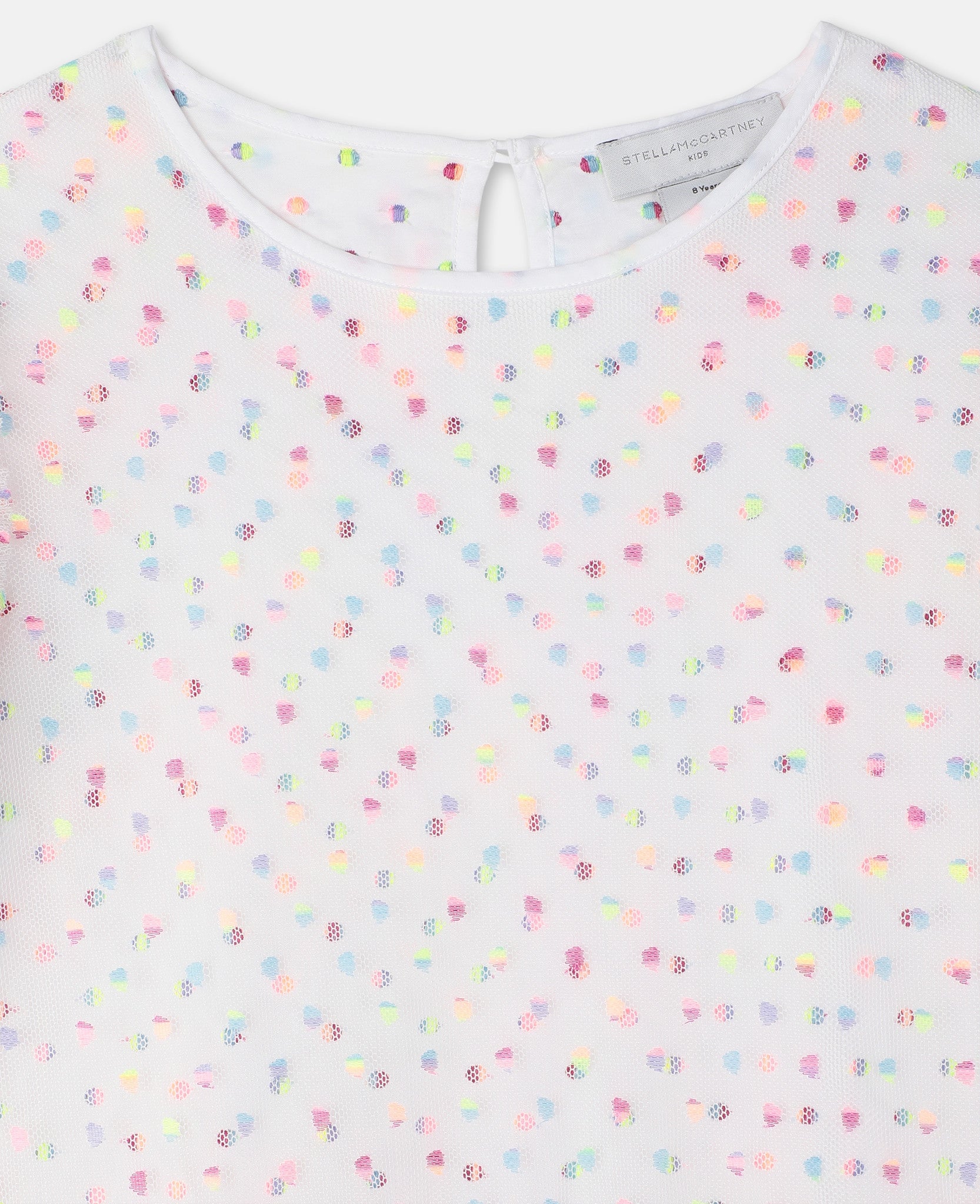 Girls Multicolor Dots Tulle Dress