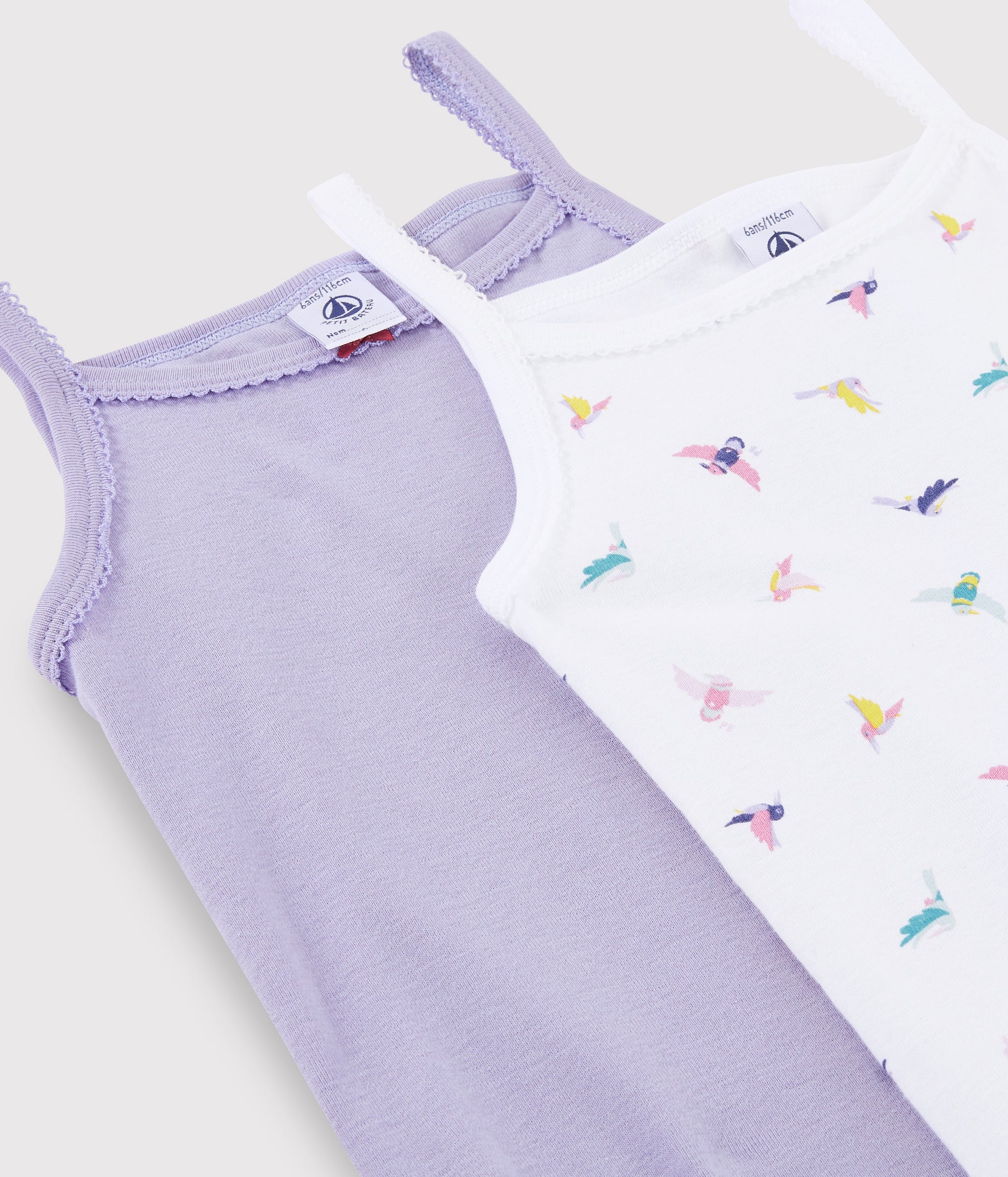Girls Multicolor Cotton Vest Sets