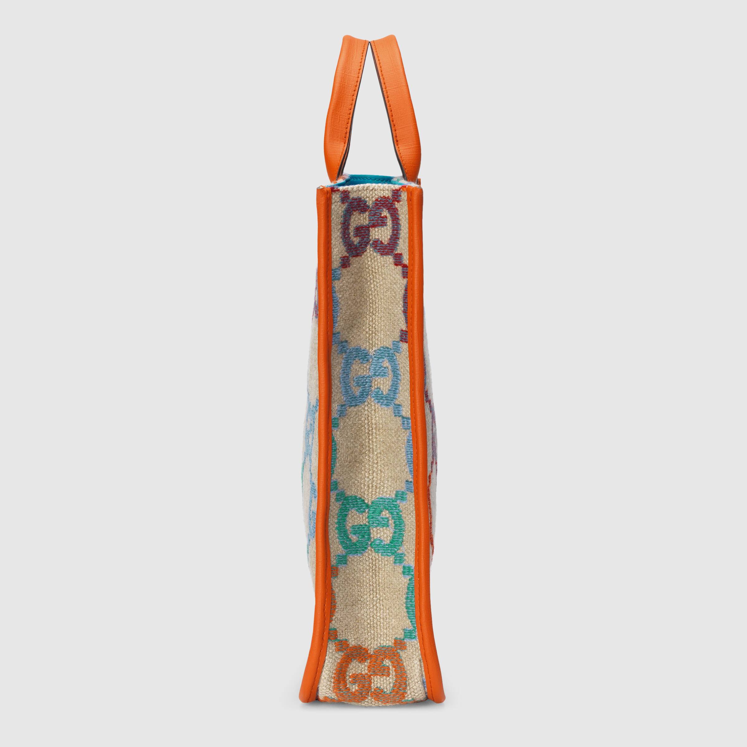 Girls Orange GG Logo Handbag