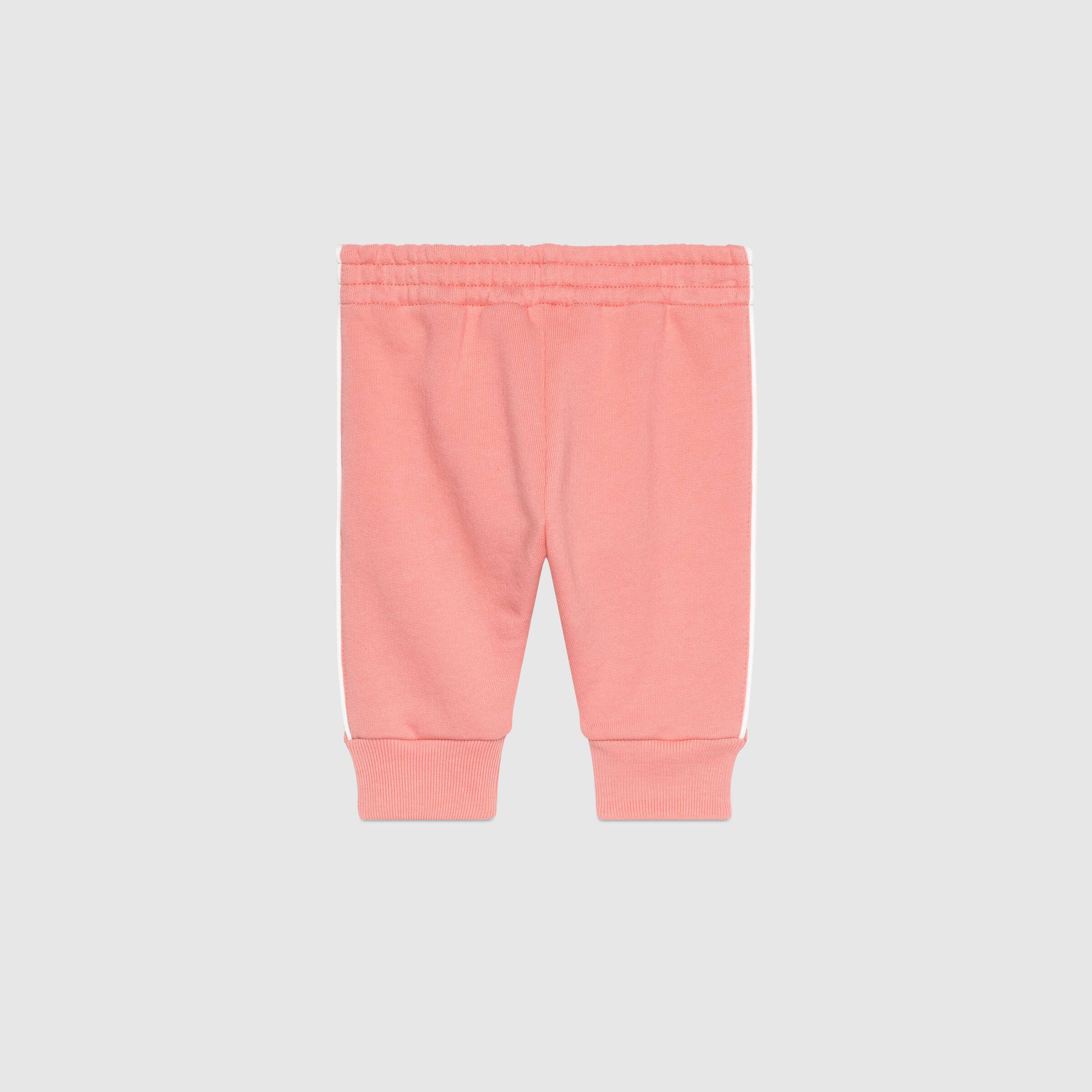 Baby Girls Pink Cotton Trousers