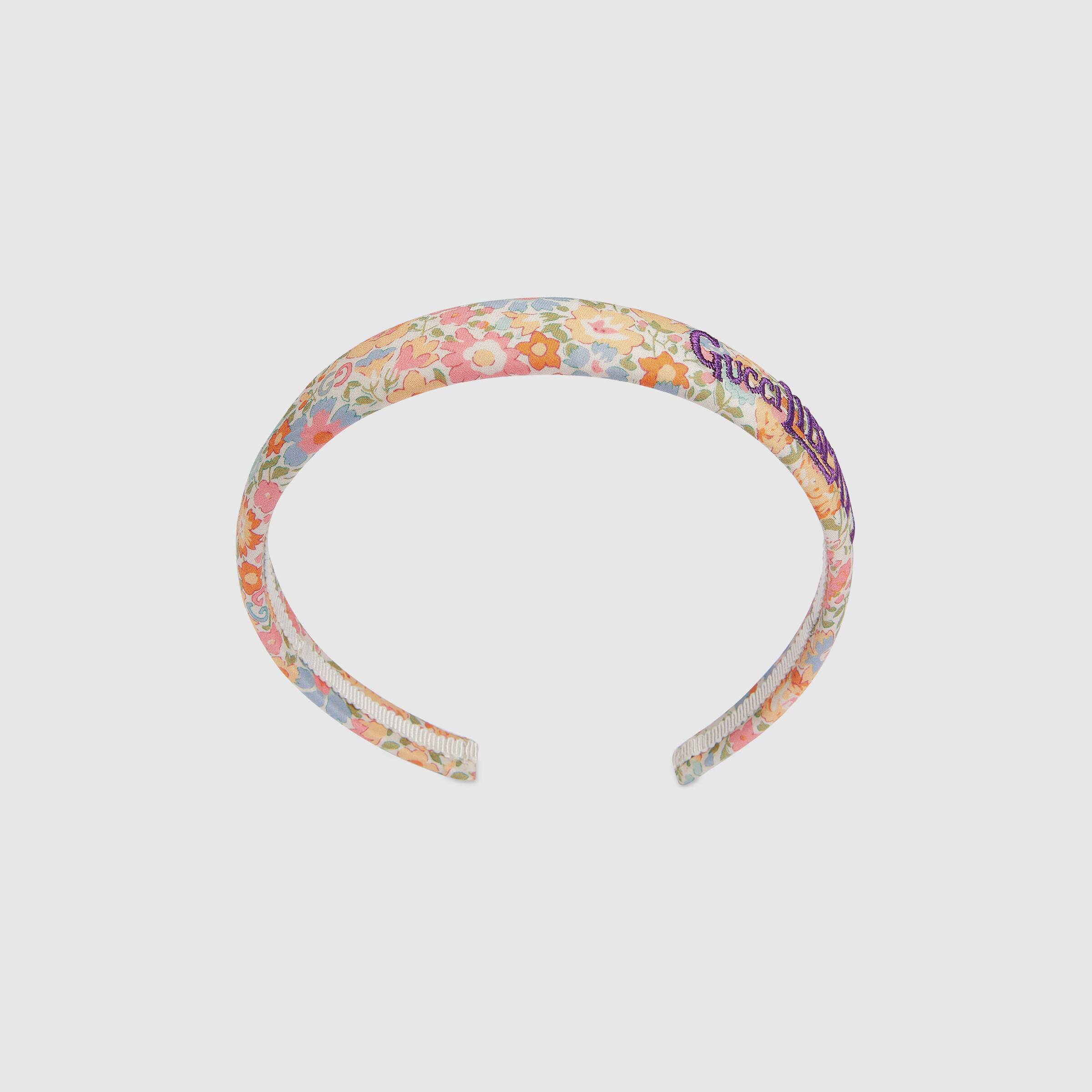 Girls Floral Logo Embroidery Head Band