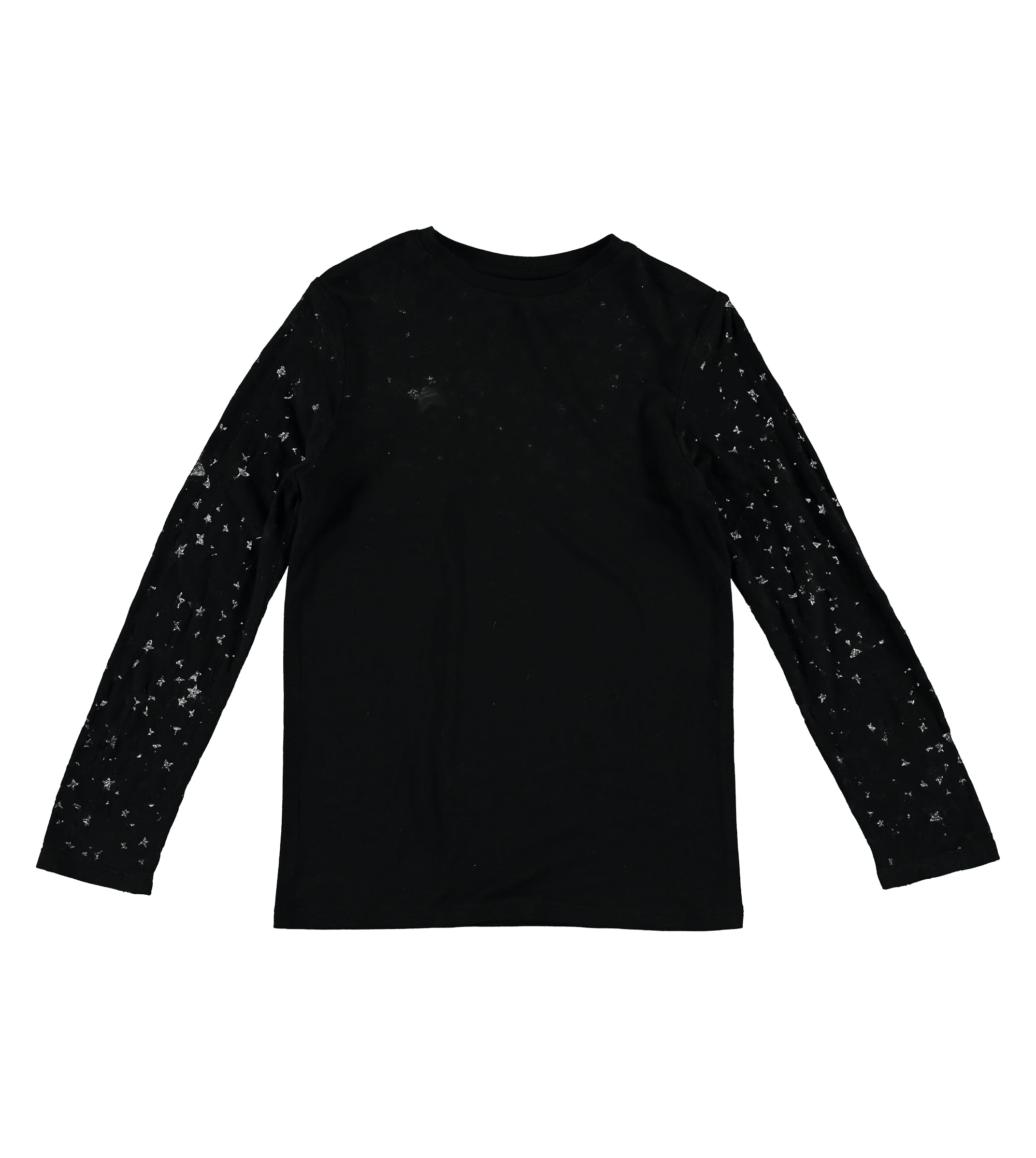 Girls Black Star Top