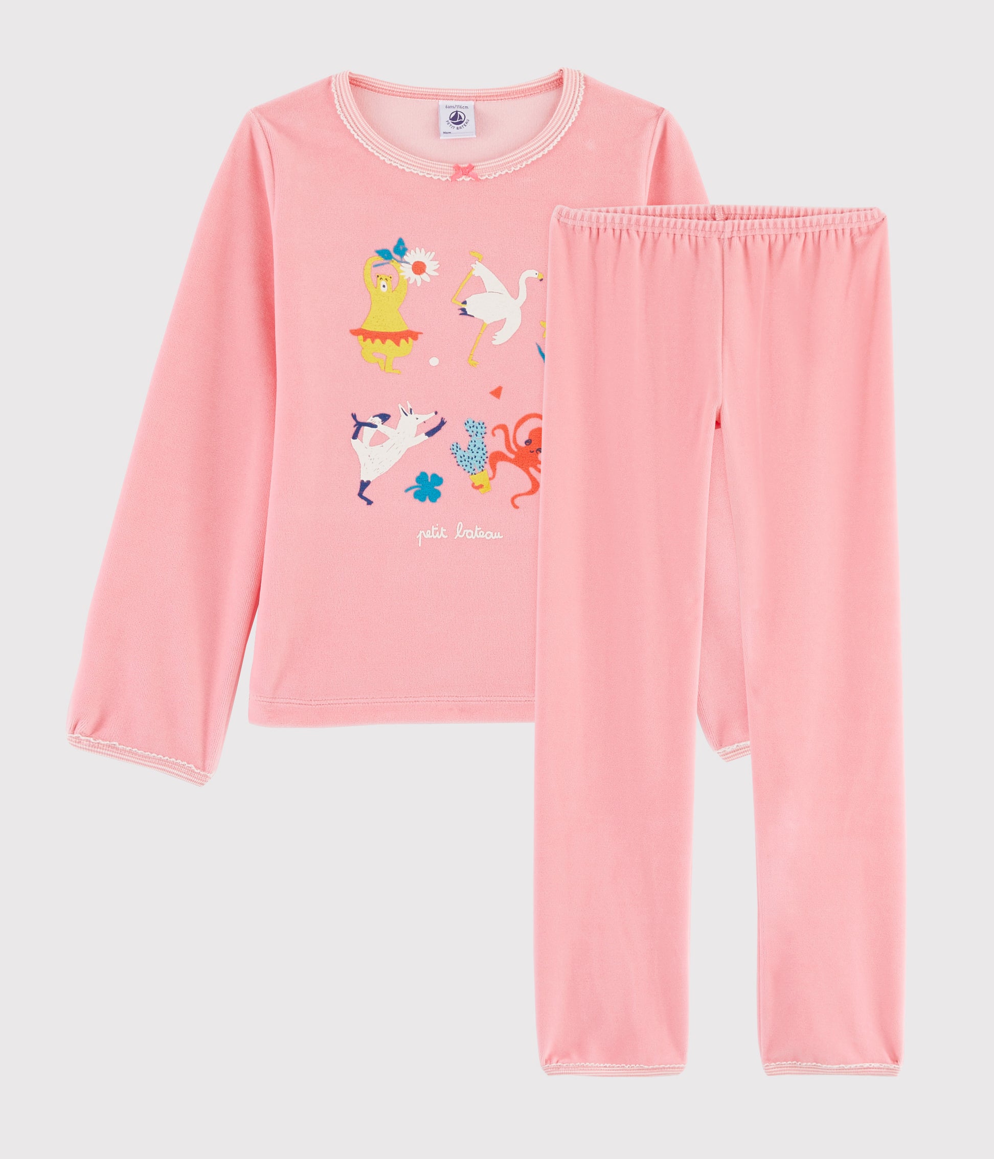 Girls Pink Nightwear Set