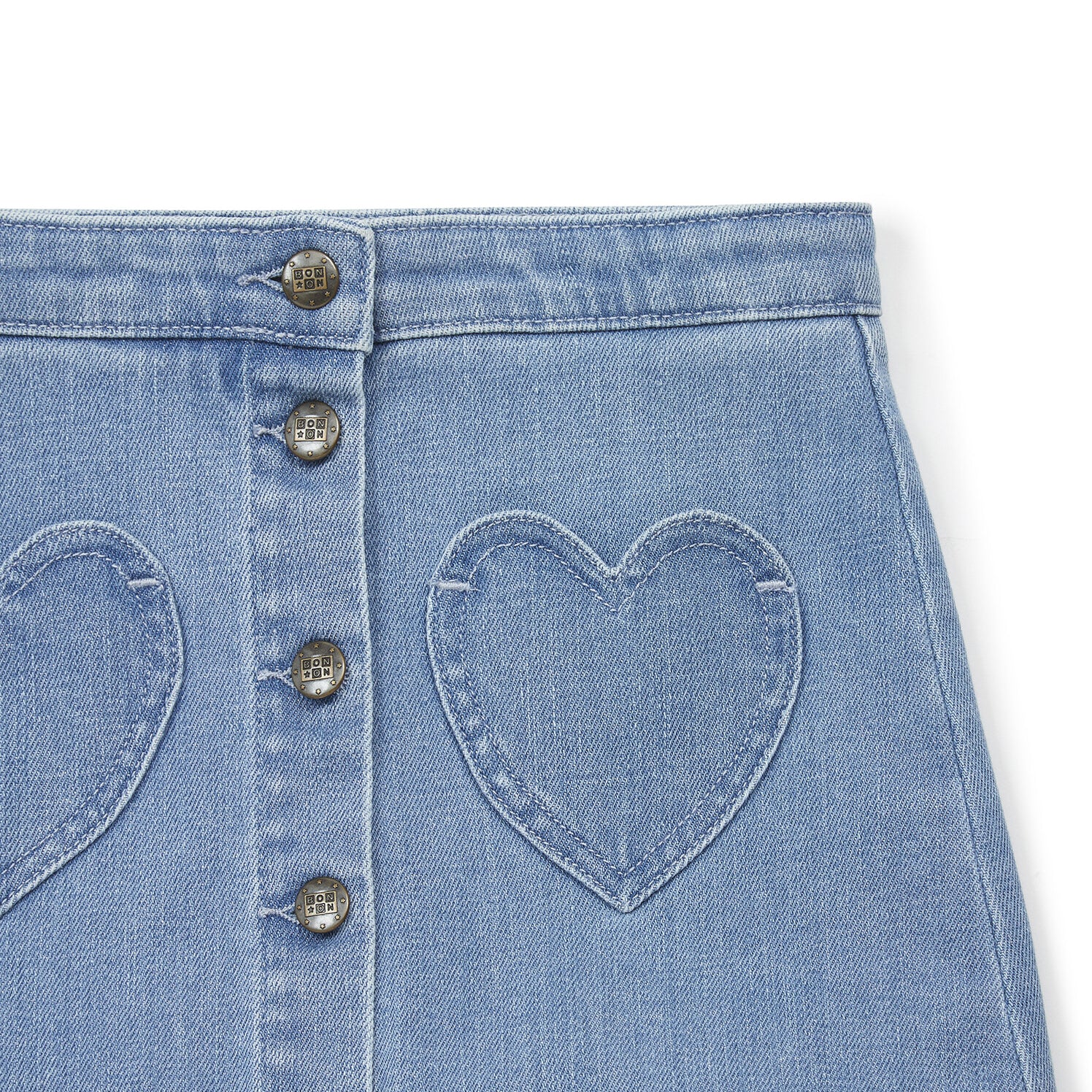 Girls Blue Denim Skirt