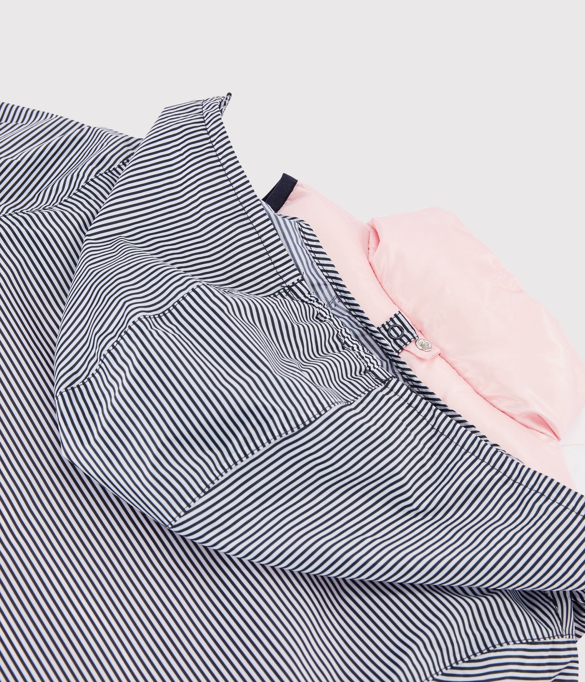 Girls Pink & Grey Padded Down Set