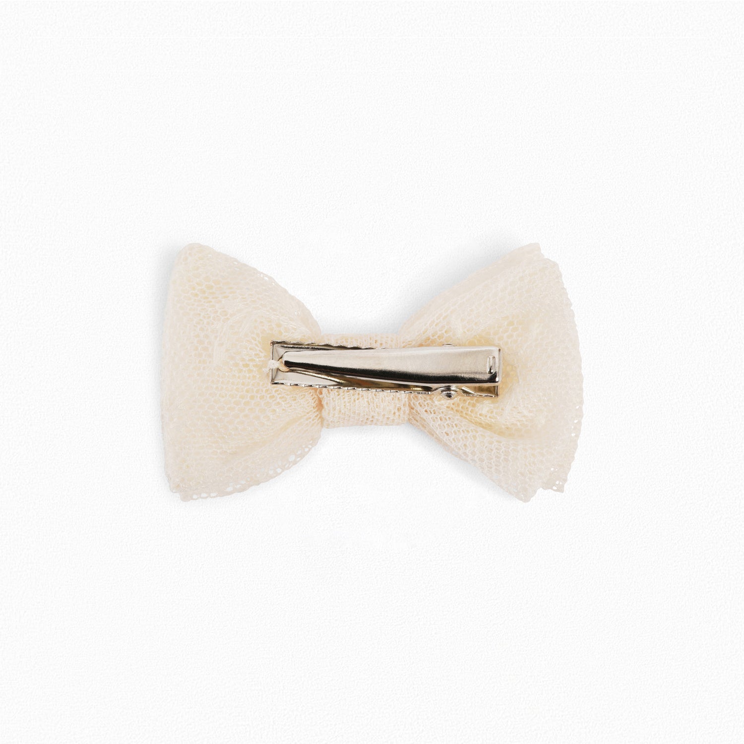 Girls Beige Bow Knot Hair Slide