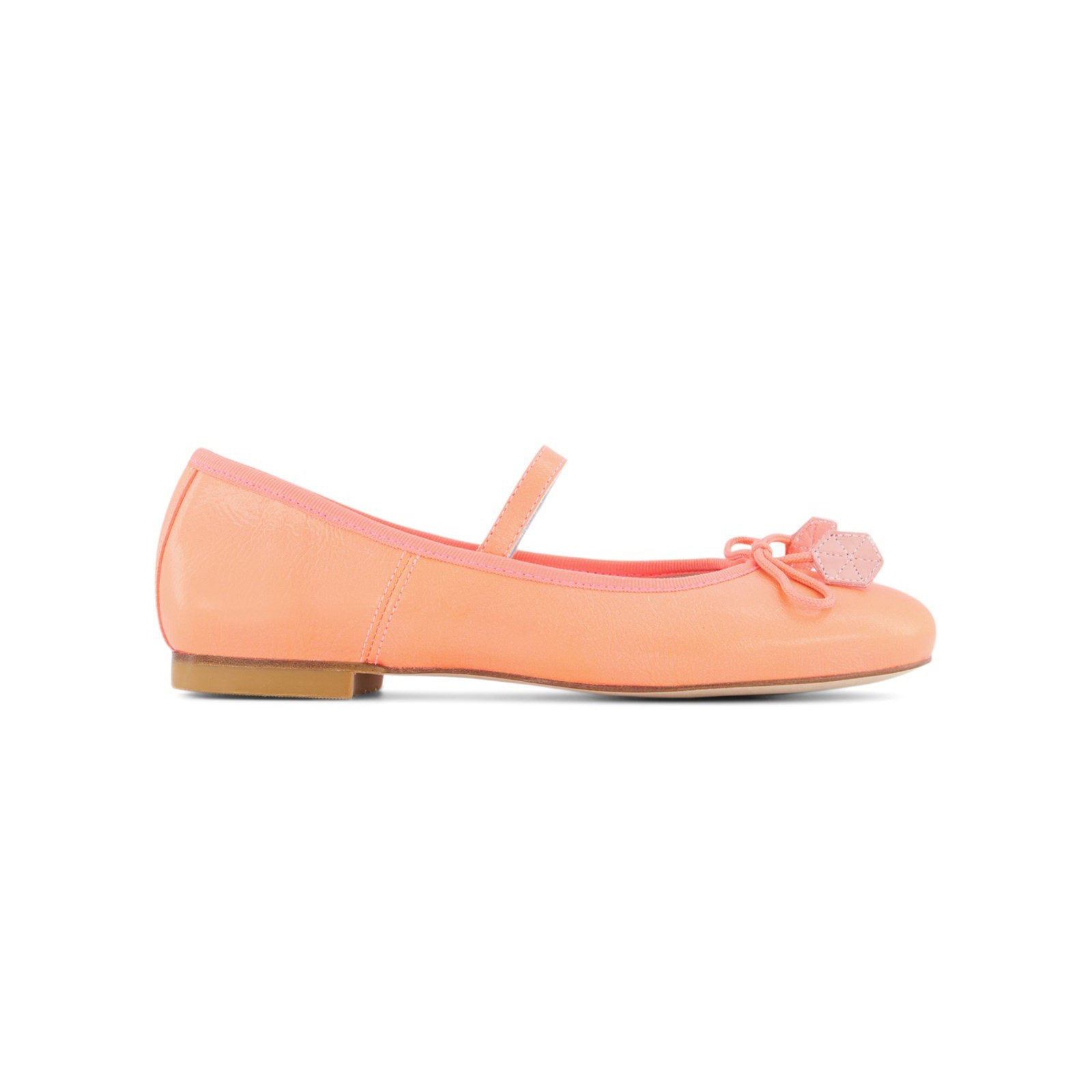 Girls Pink Bovine Leather Shoes