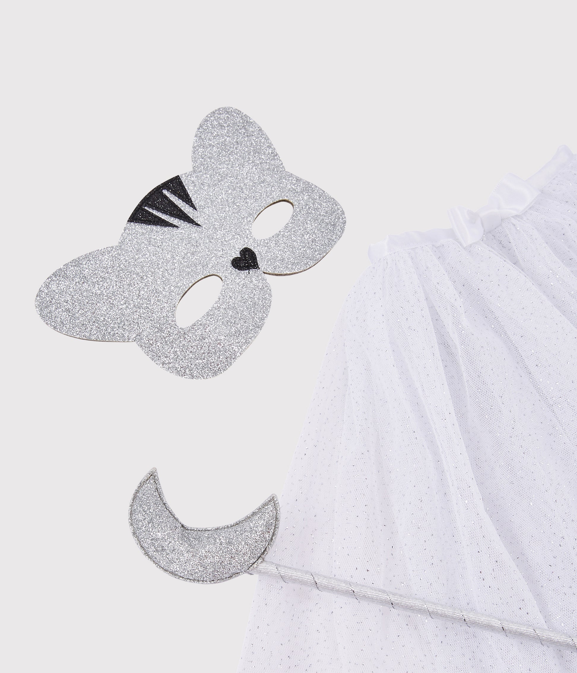 Girls White Cat Costume