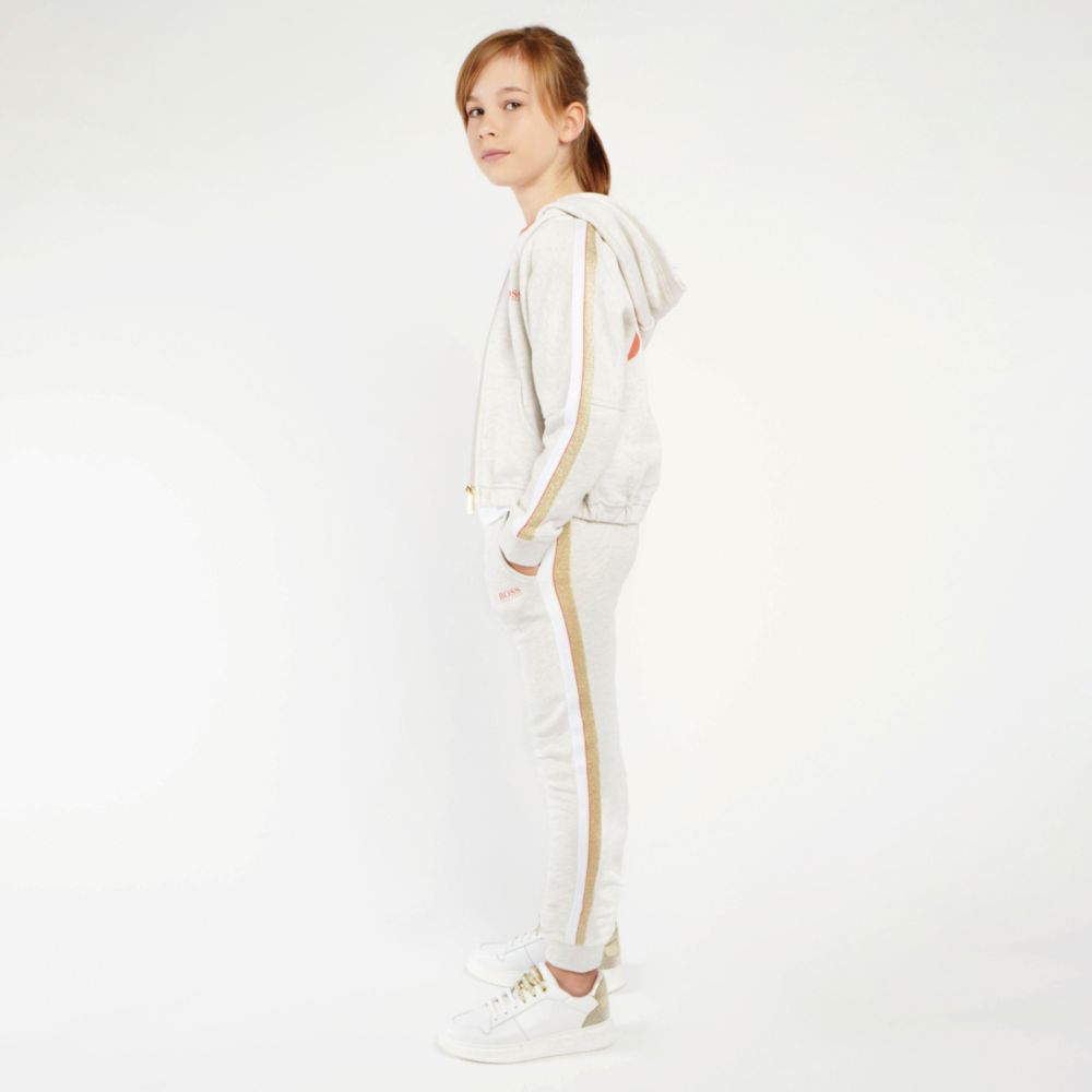 Girls White Leather Shoes