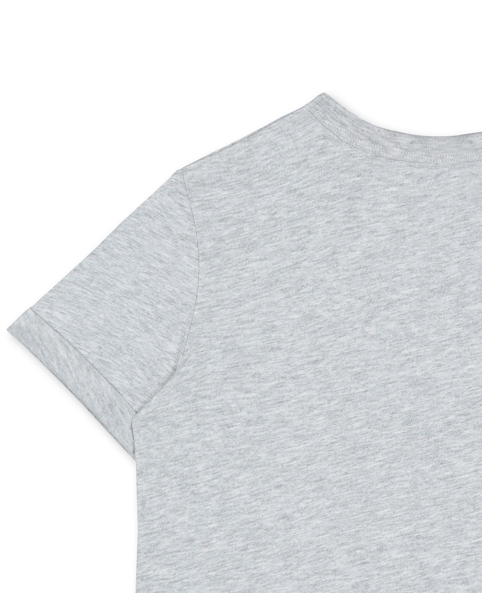 Girls Grey Painted Cotton T-shirt