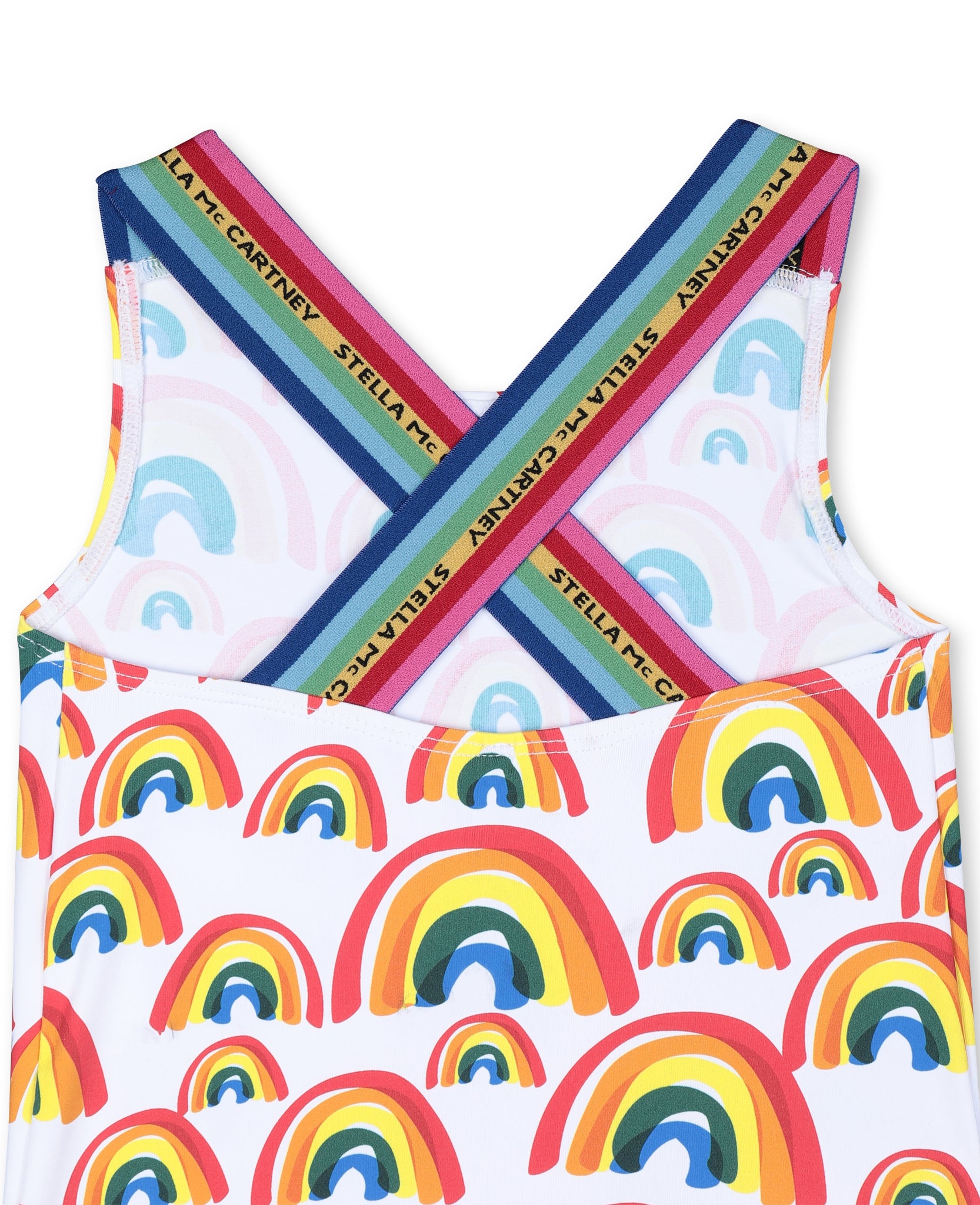 Girls Rainbow Painted Swimsuit