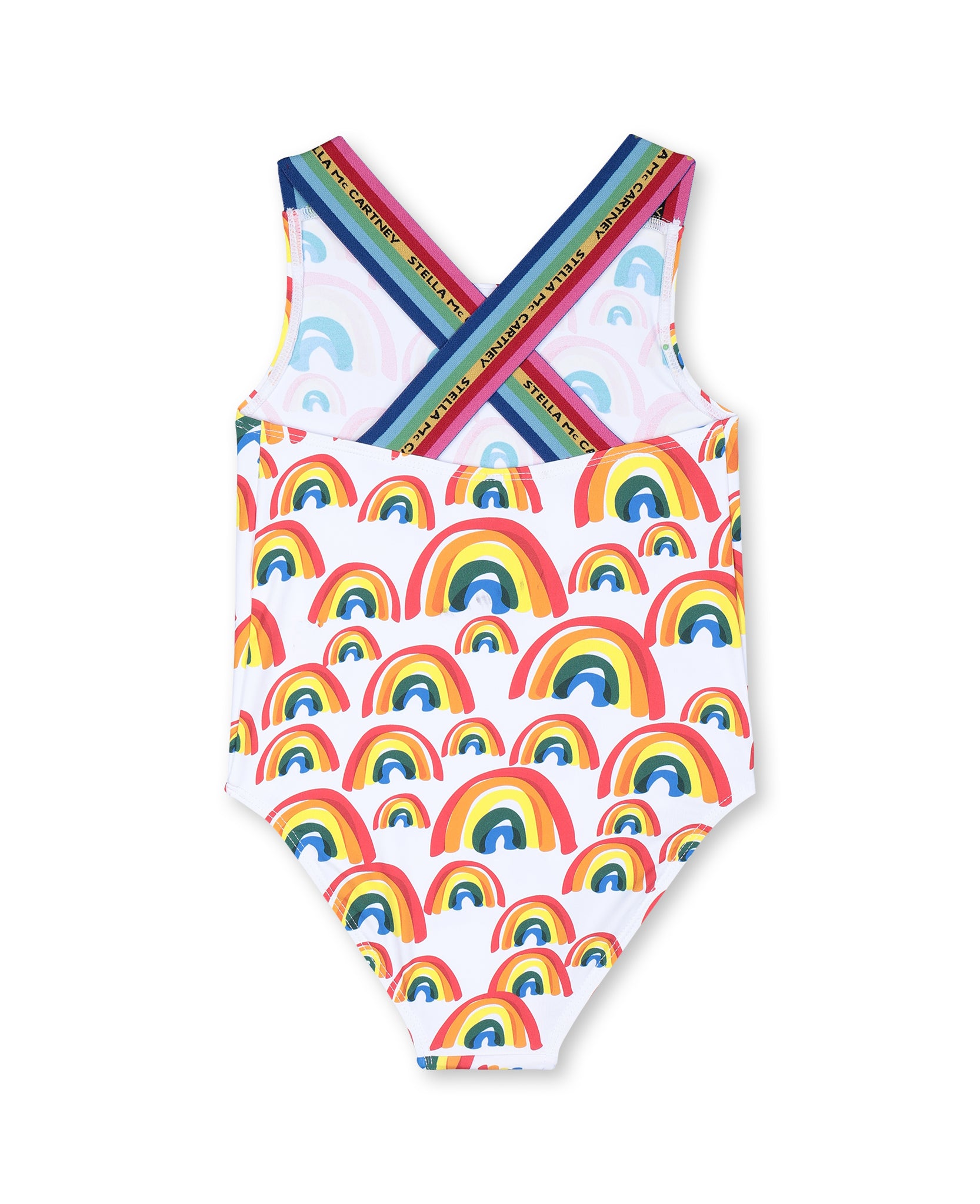 Girls Rainbow Painted Swimsuit