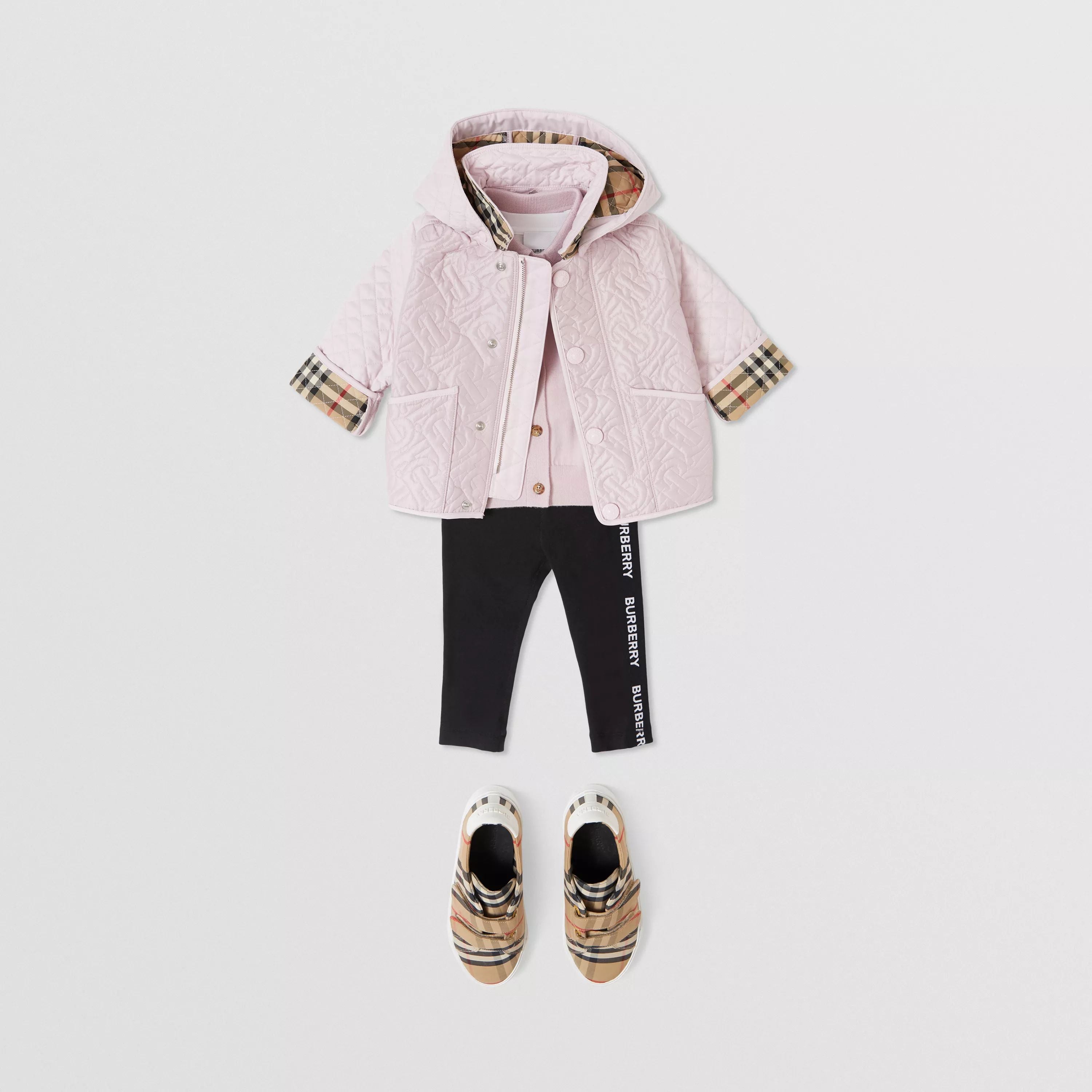 Baby Girls Pink Logo Jacket