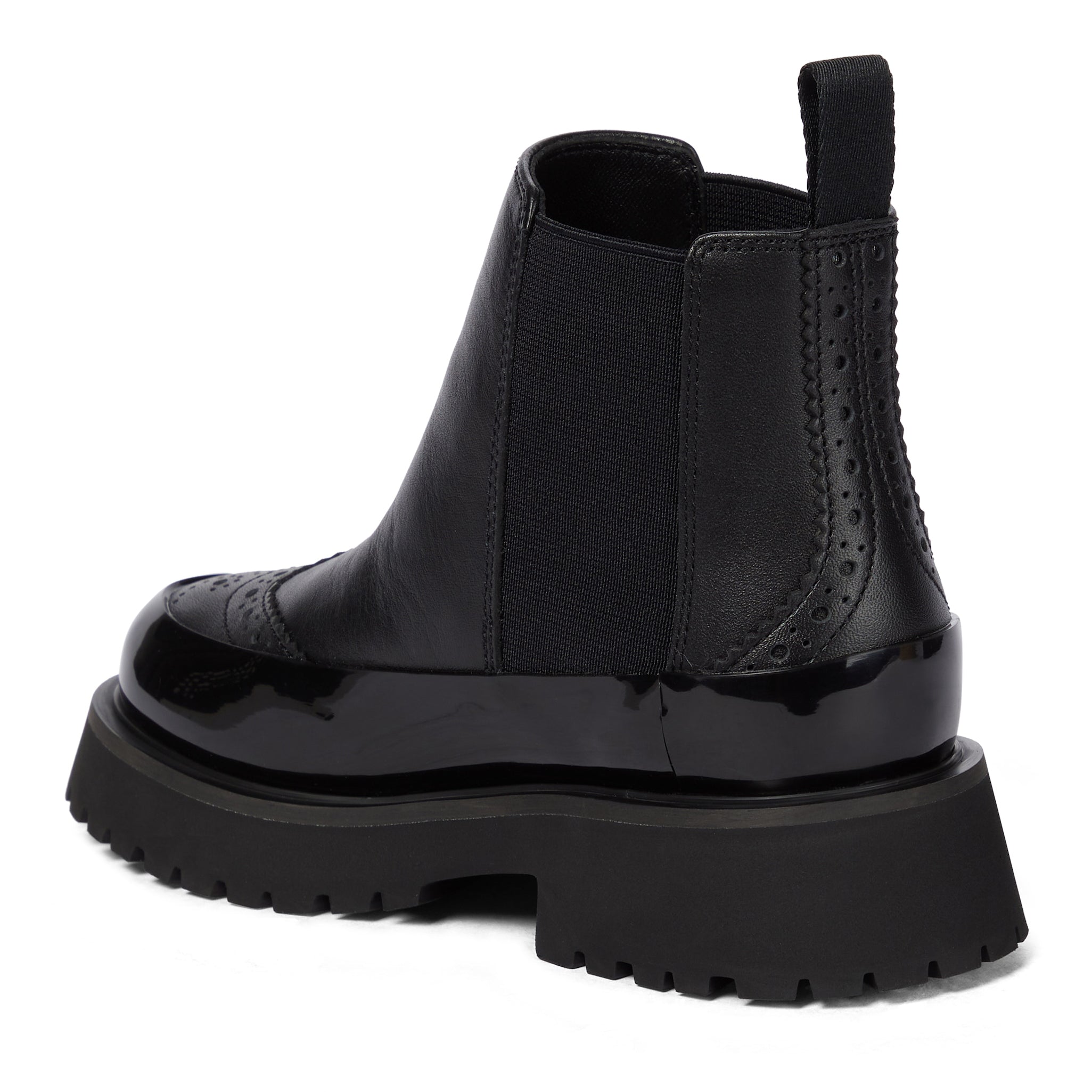 Girls Black Leather Shoes