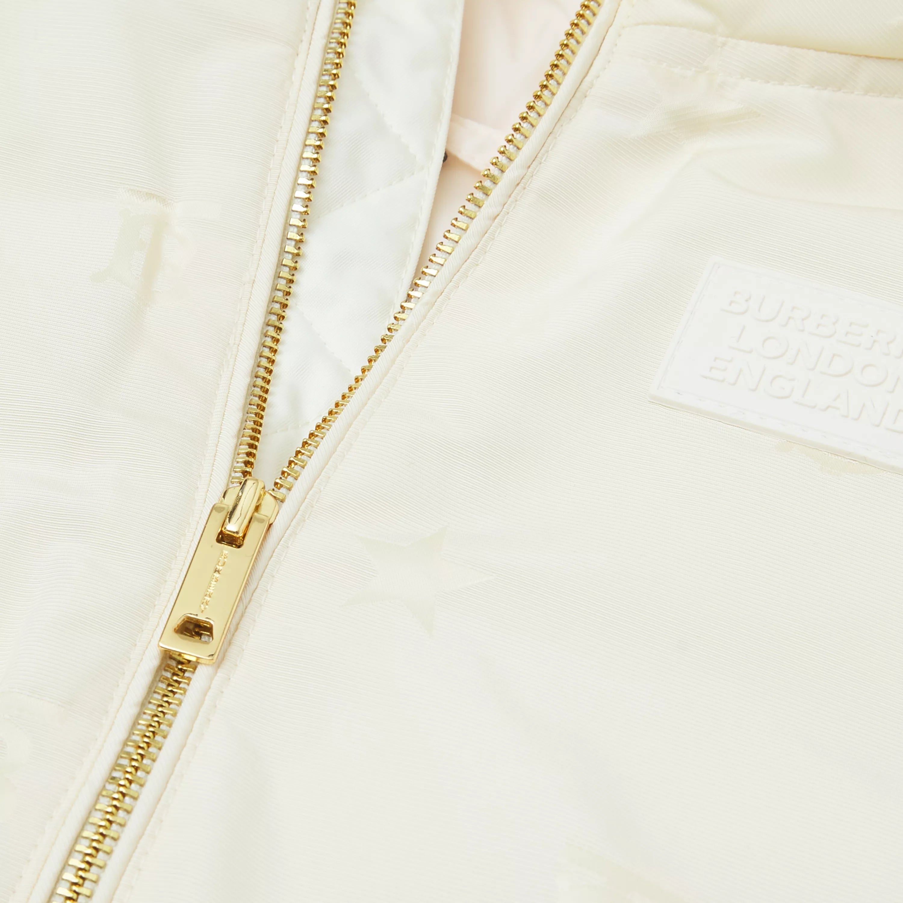 Baby Girls White Padded Down Jacket