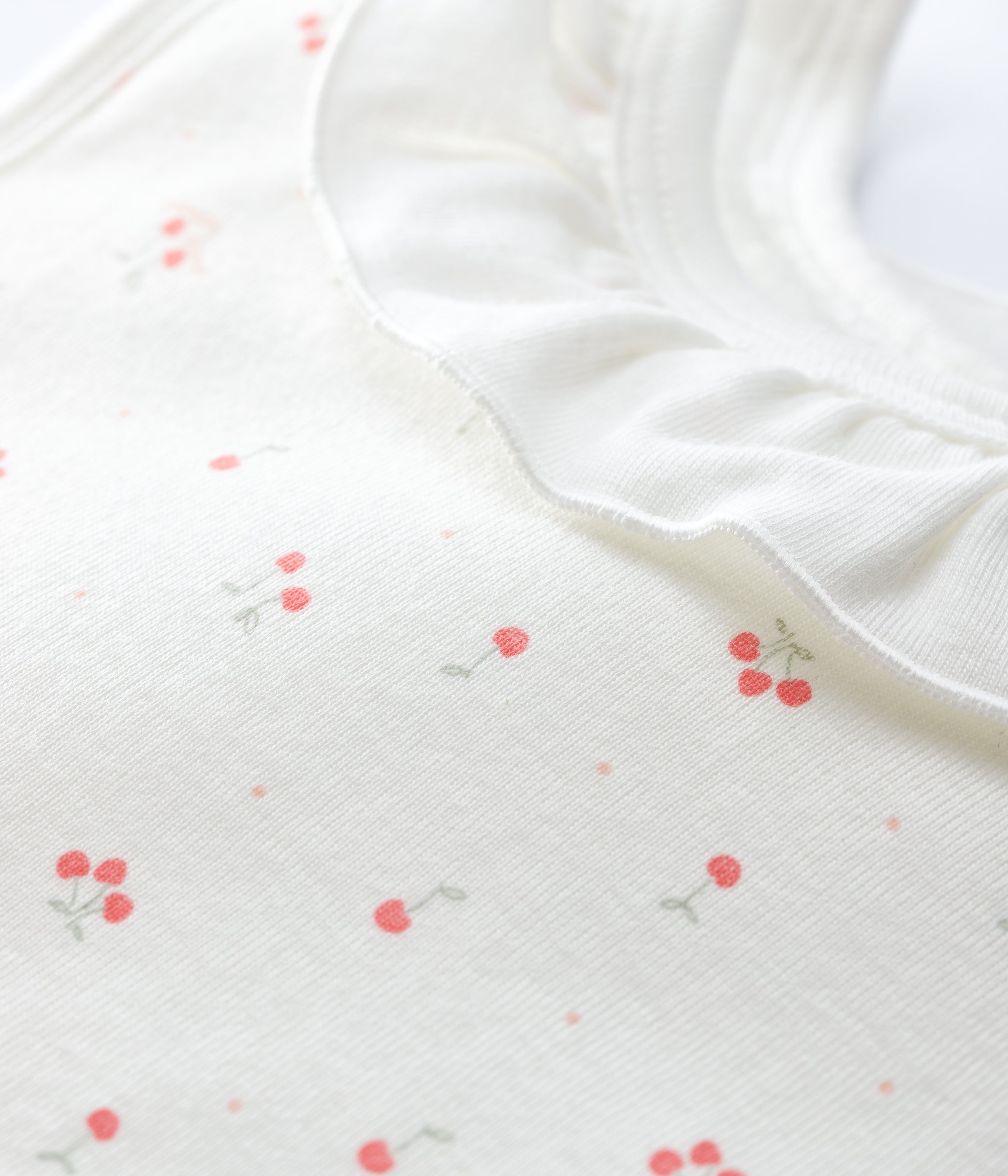 Baby Girls White Cotton Sleep Bag
