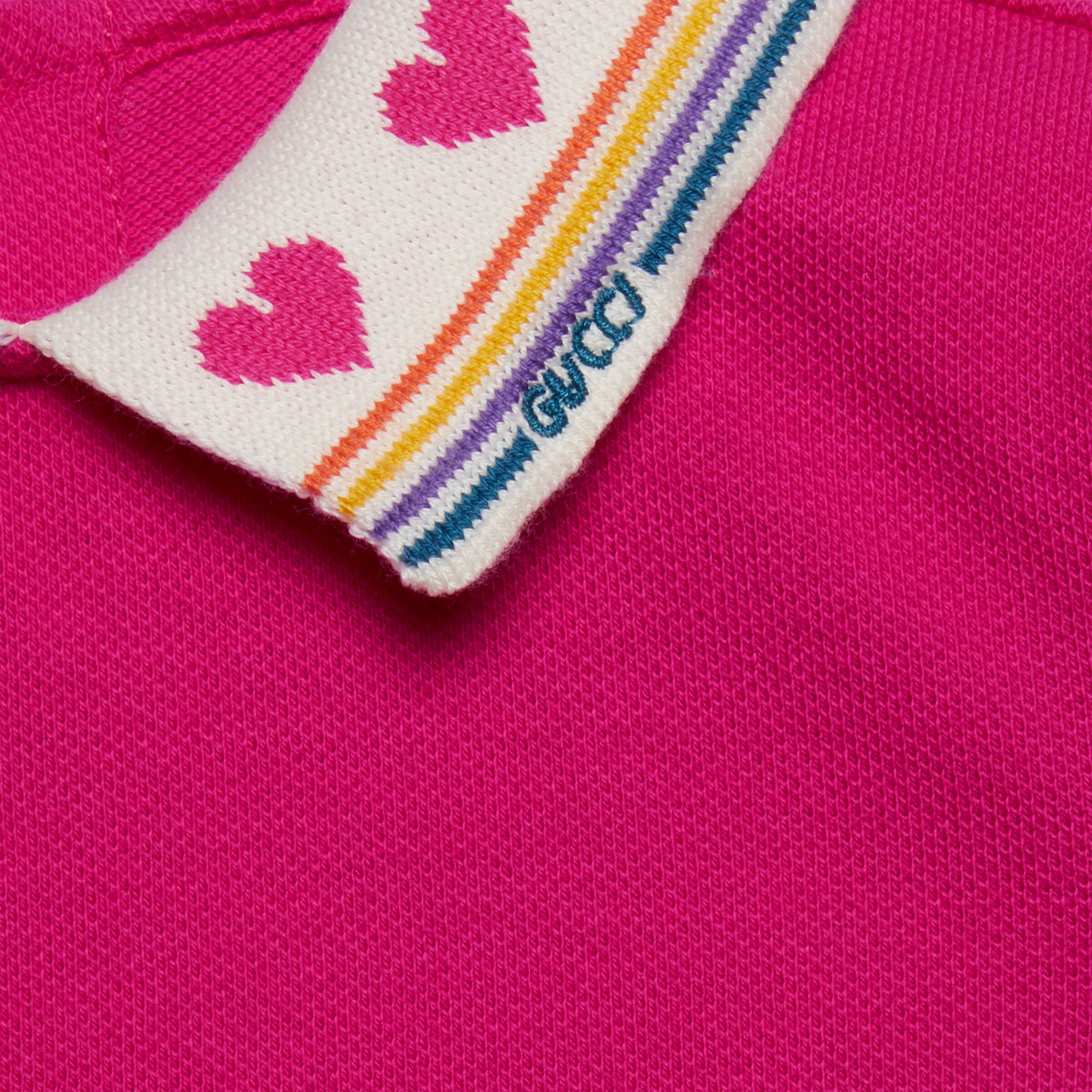 Baby Girls Bright Pink Cotton Dress