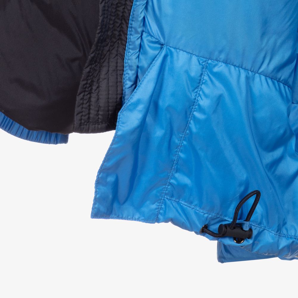 Girls Blue Padded Down Jacket