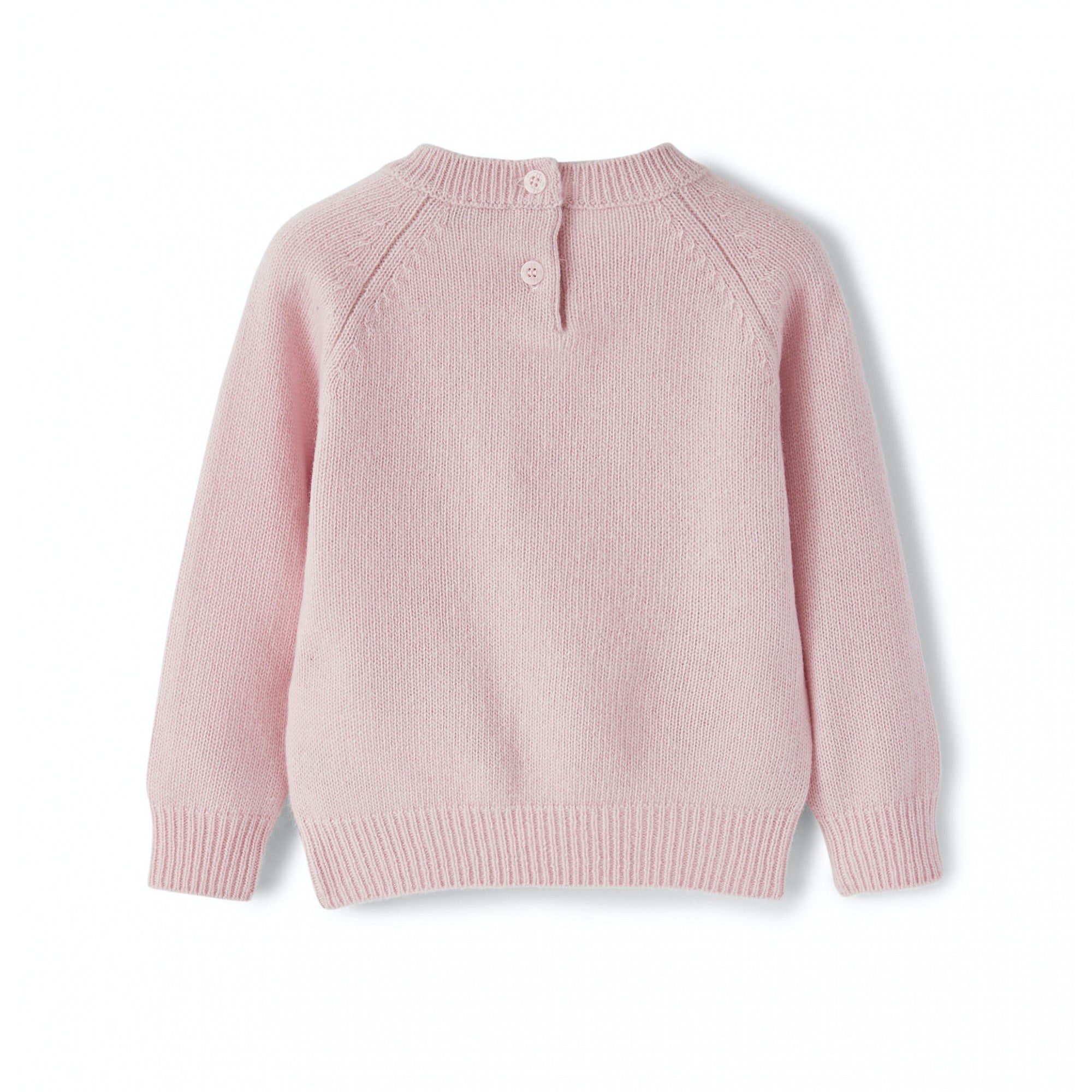 Girls Pink Wool Sweater