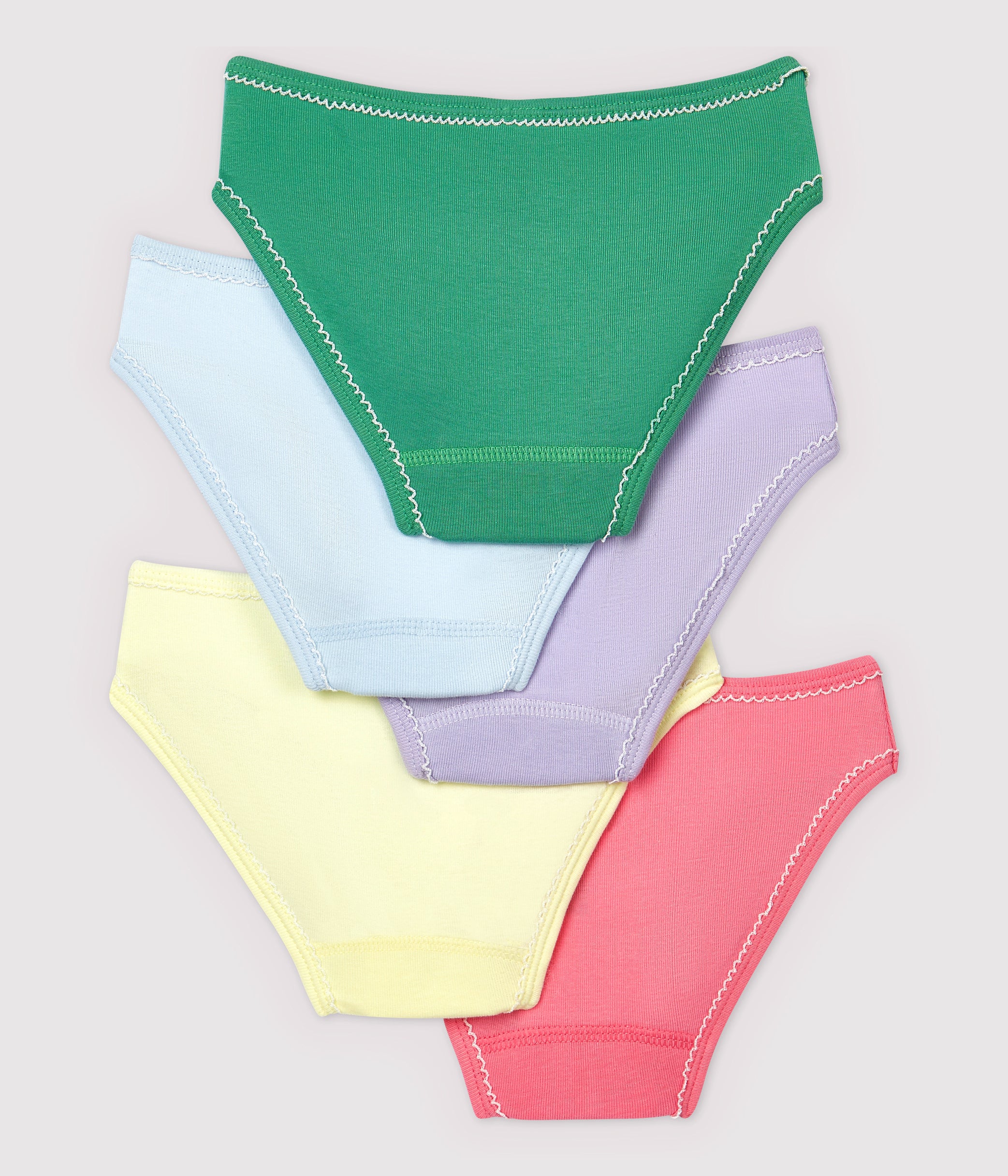 Girls Multicolor Cotton Underwear Set