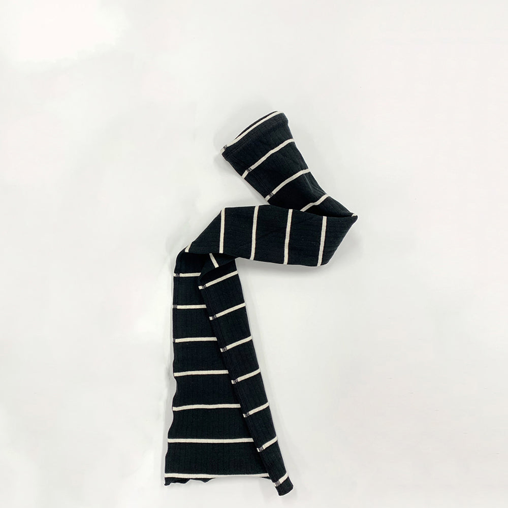 Girls Black Stripes Ballet Warm Up Socks