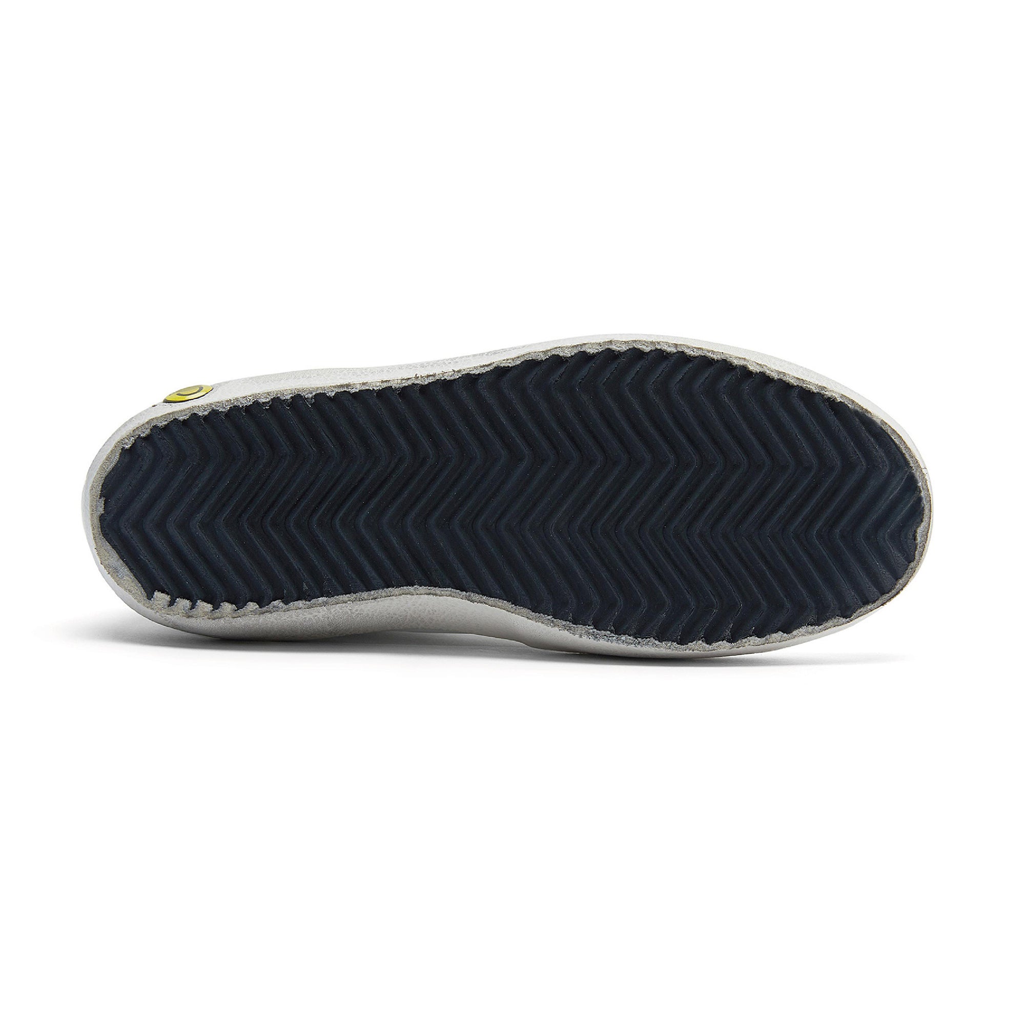 Boys & Girls White & Blue Star Leather Shoes