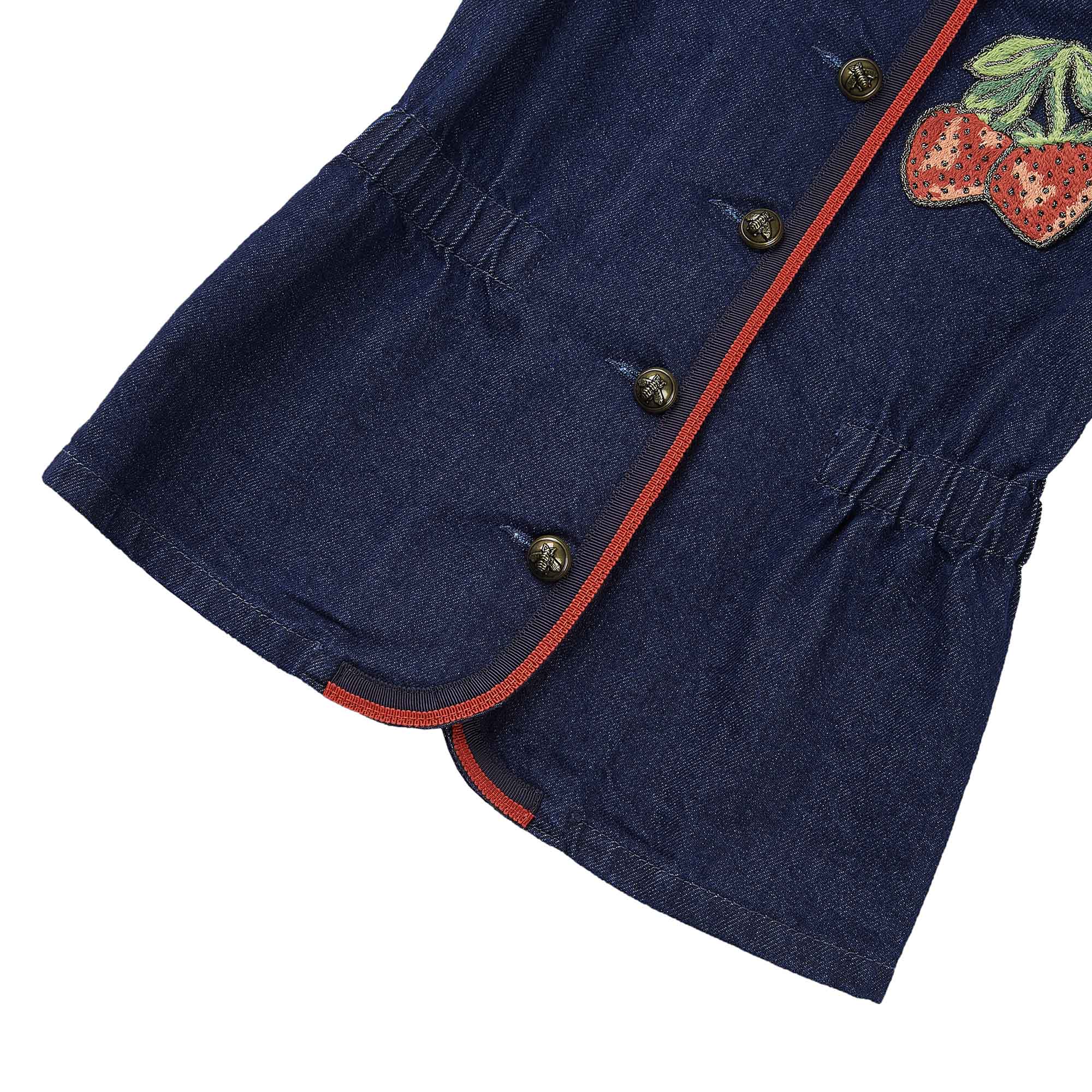 Girls Dark Blue Denim Jacket
