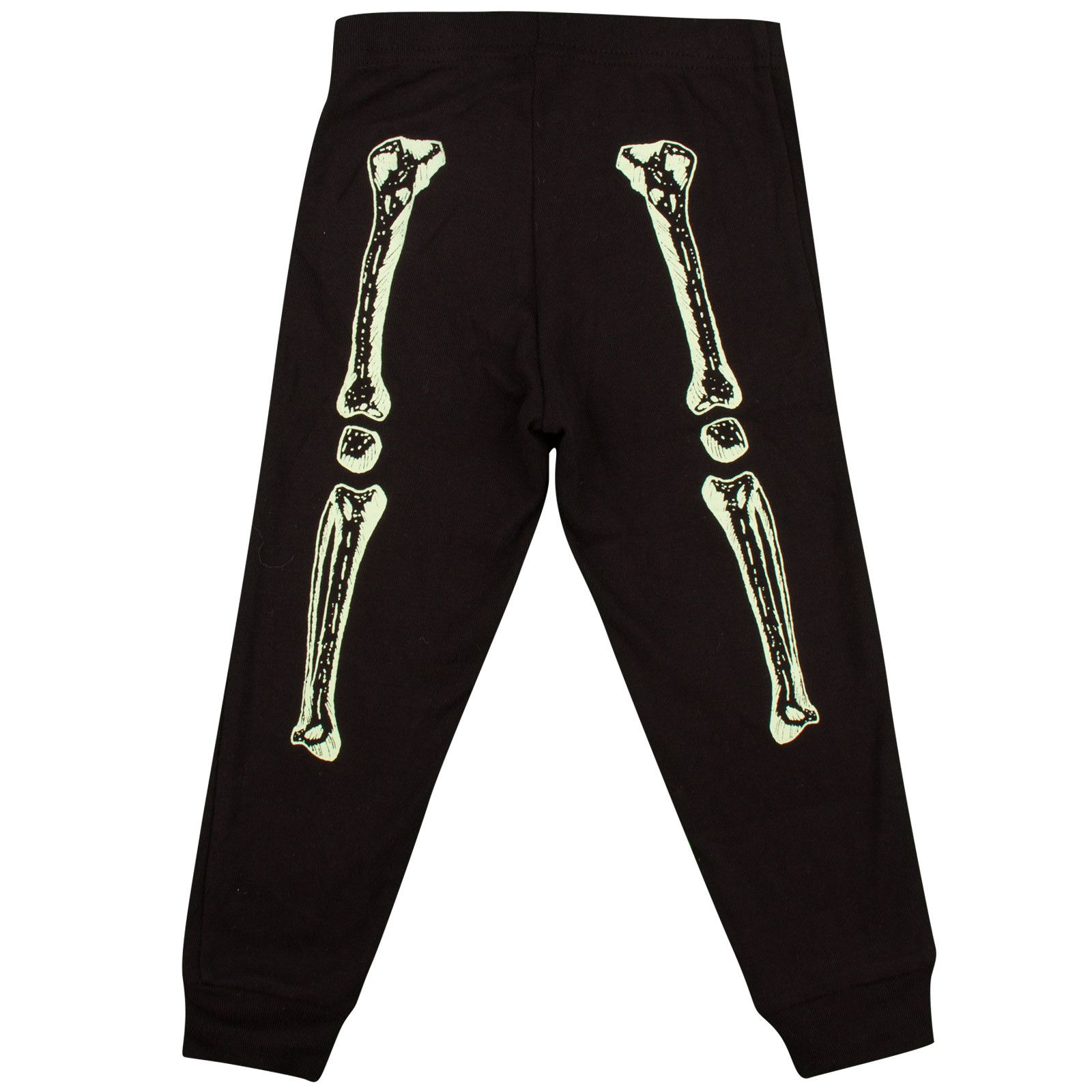 Louie Boys Black Glow-in-the Dark Skeleton Printed Cotton  Pyjama - CÉMAROSE | Children's Fashion Store - 5