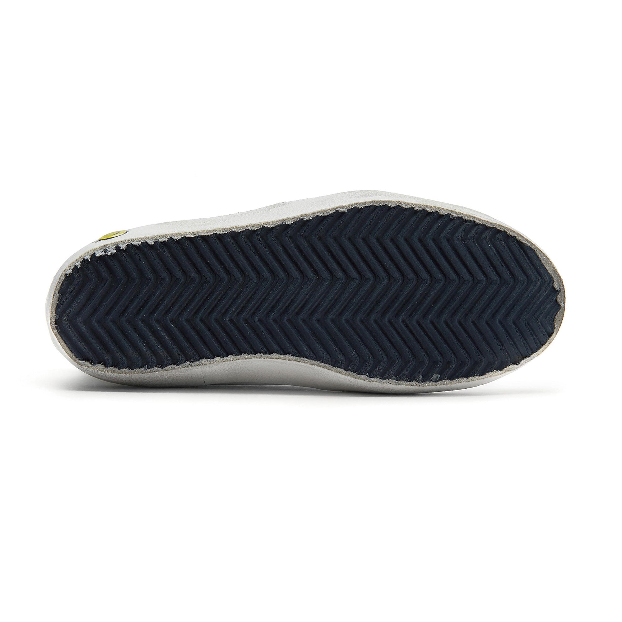 Girls White Star Leather Shoes