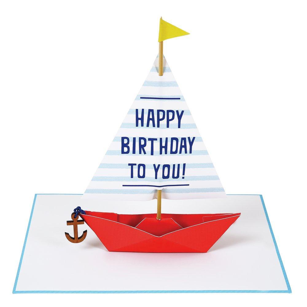 Boat Stand-up Card