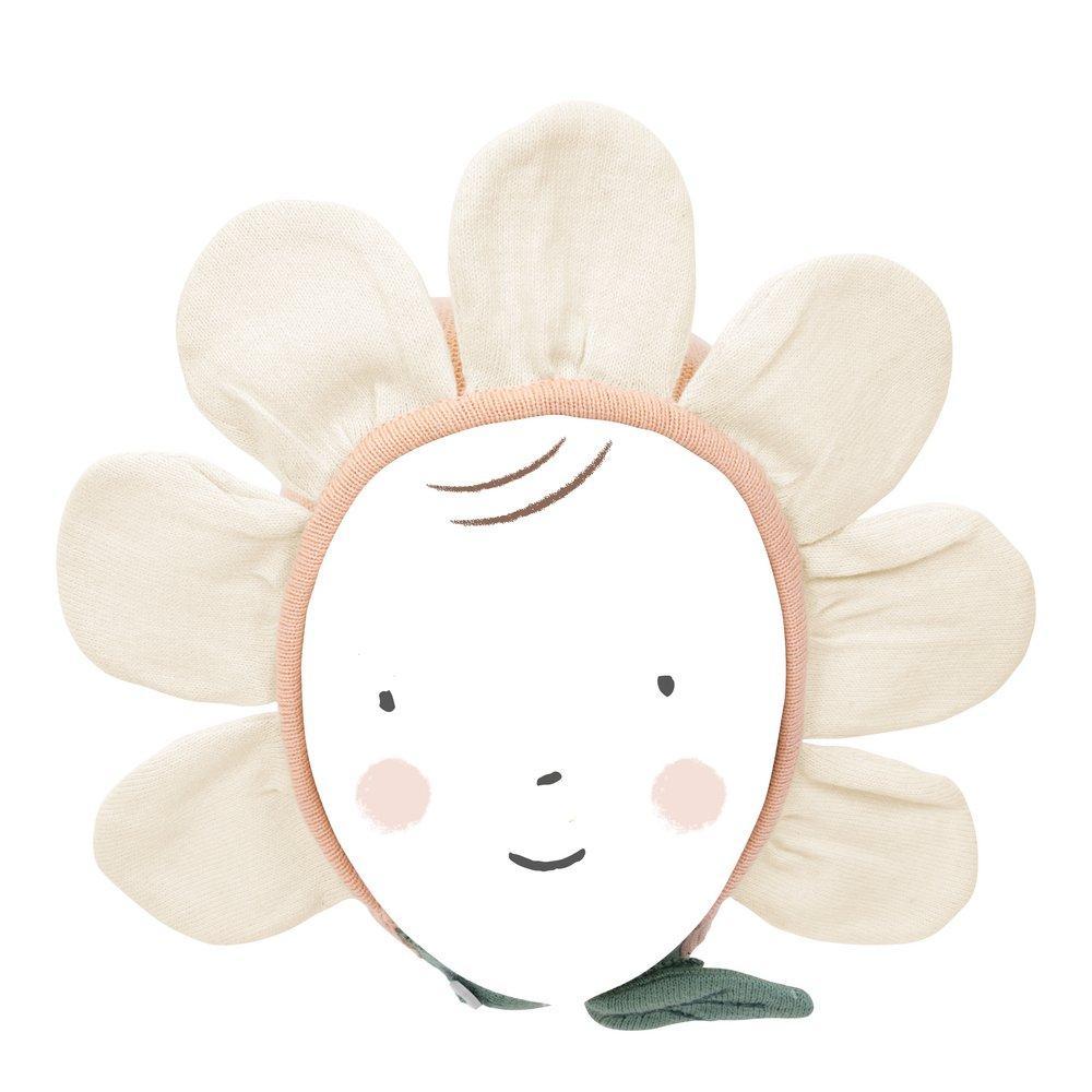 Baby Peach Daisy Bonnet