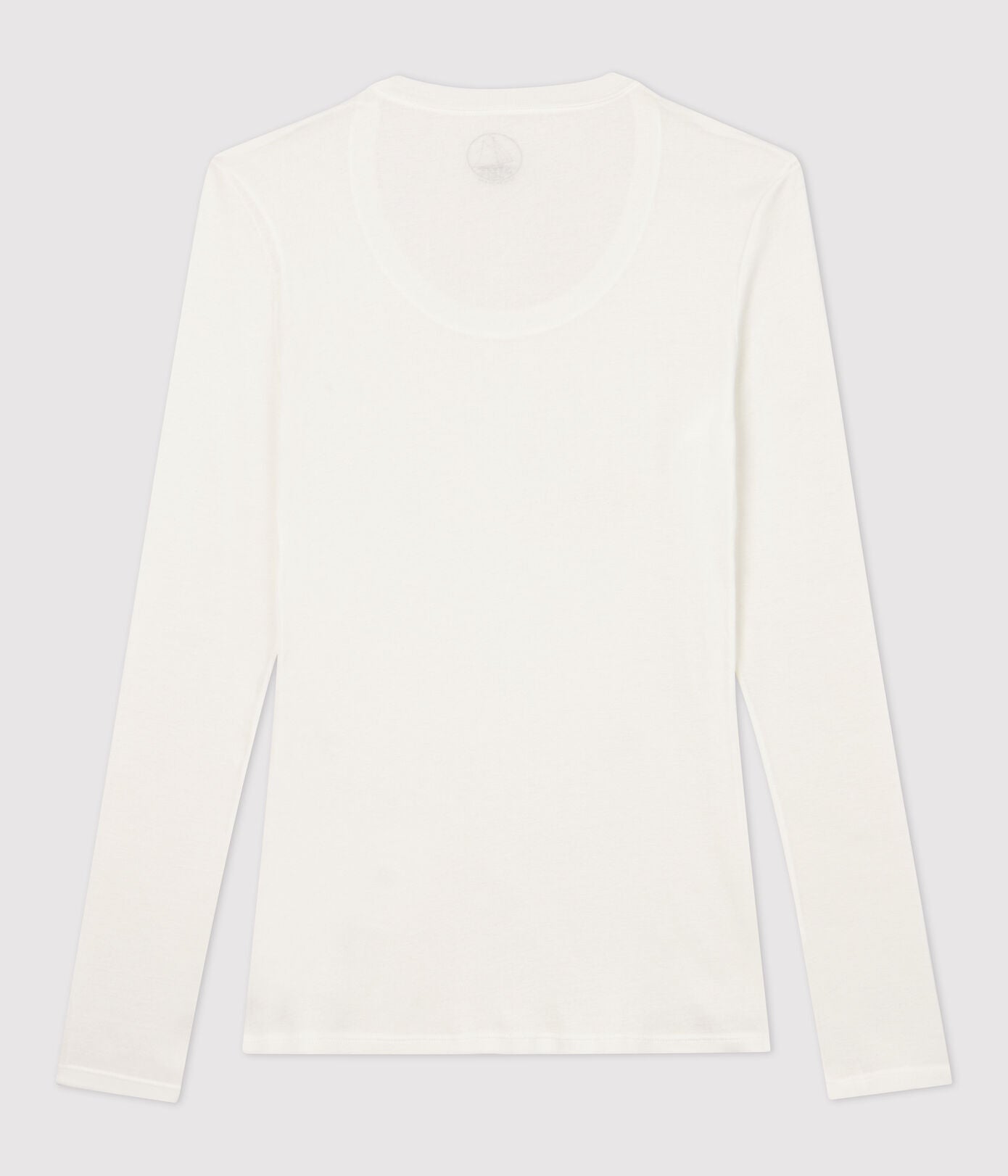 Girls White Cotton T-Shirt