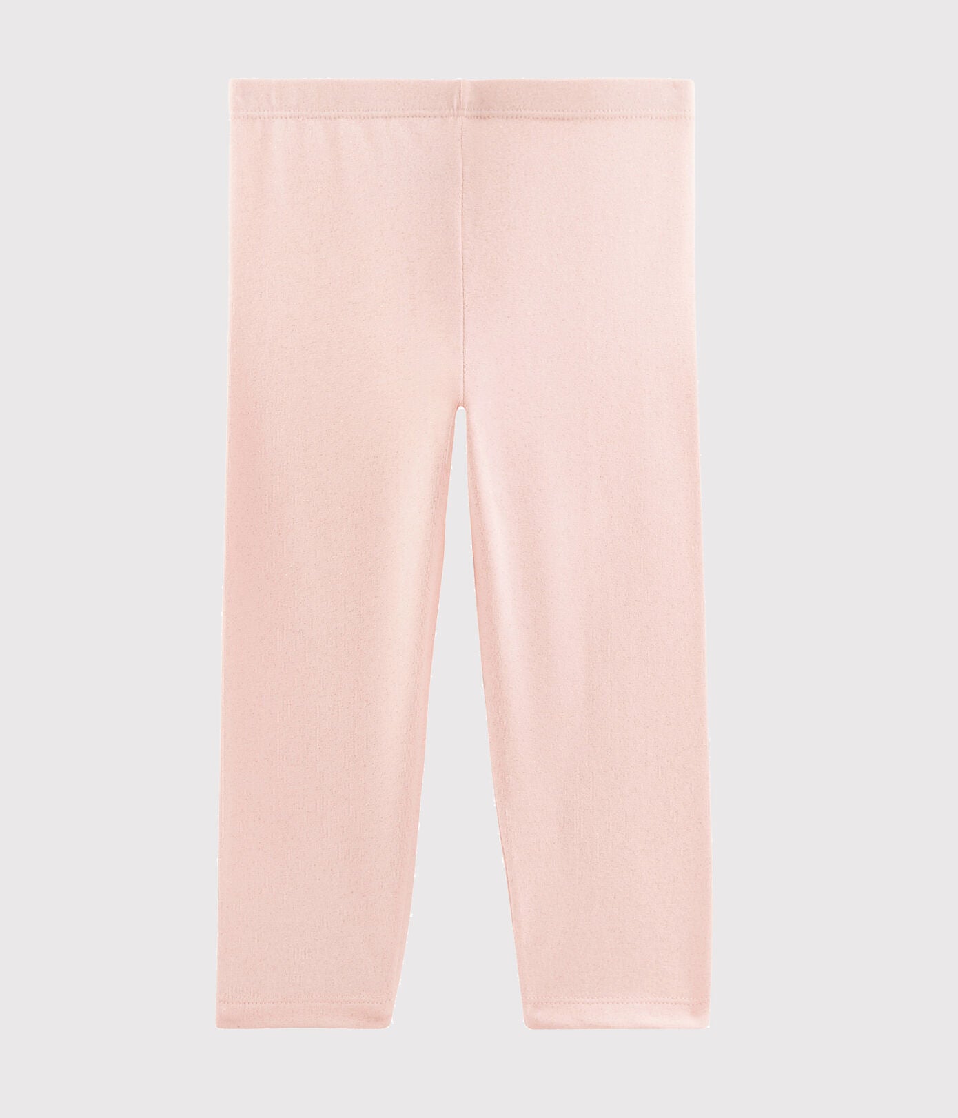 Girls Pink Cotton Leggings