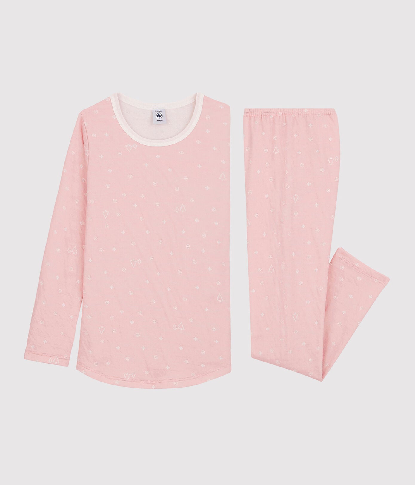 Girls Pink Cotton Nightwear Set