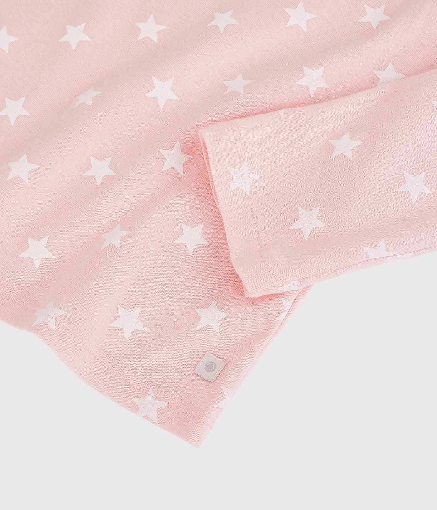 Girls Pink Stars Cotton Nightwear Set