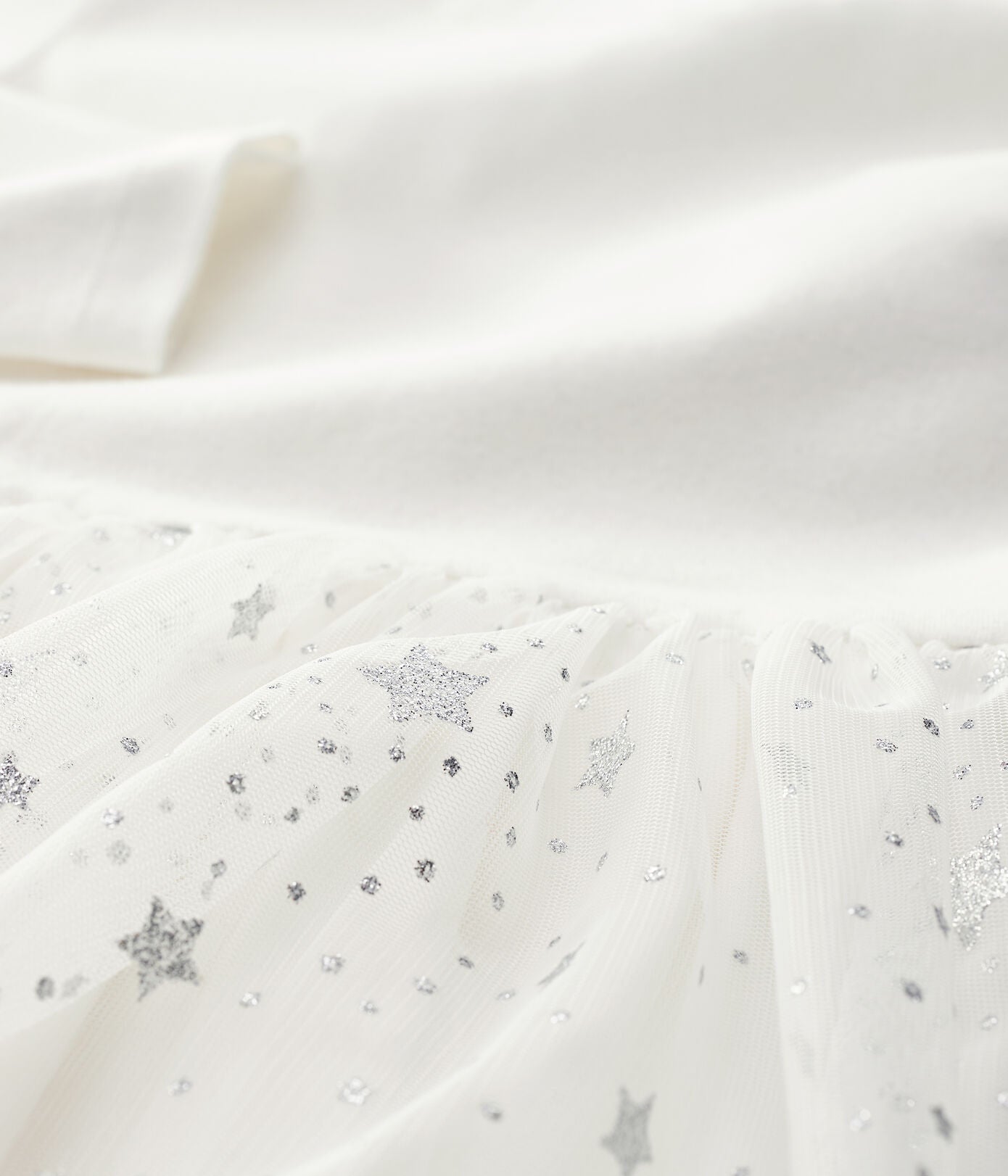 Girls White Tulle Dress