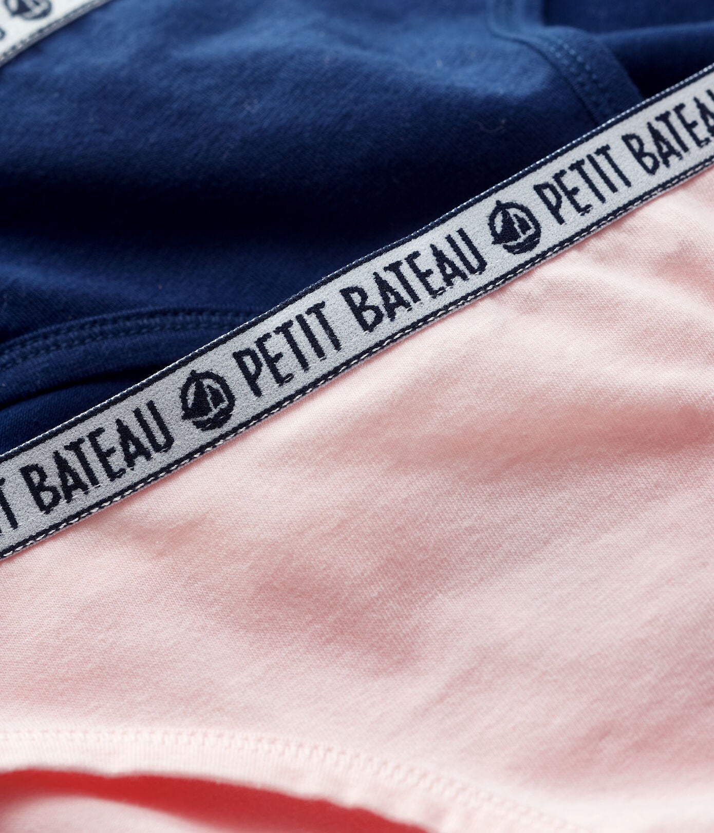 Girls Pink & Blue Cotton Underwear Set (2 Pack)