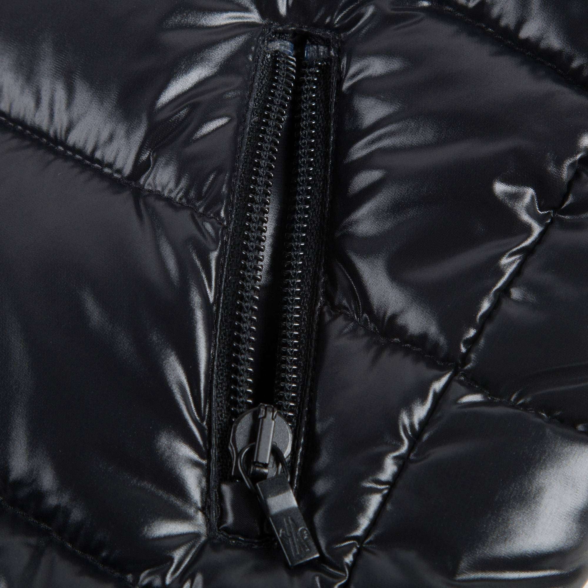 Girls Black "BADY" Padded Down Jacket