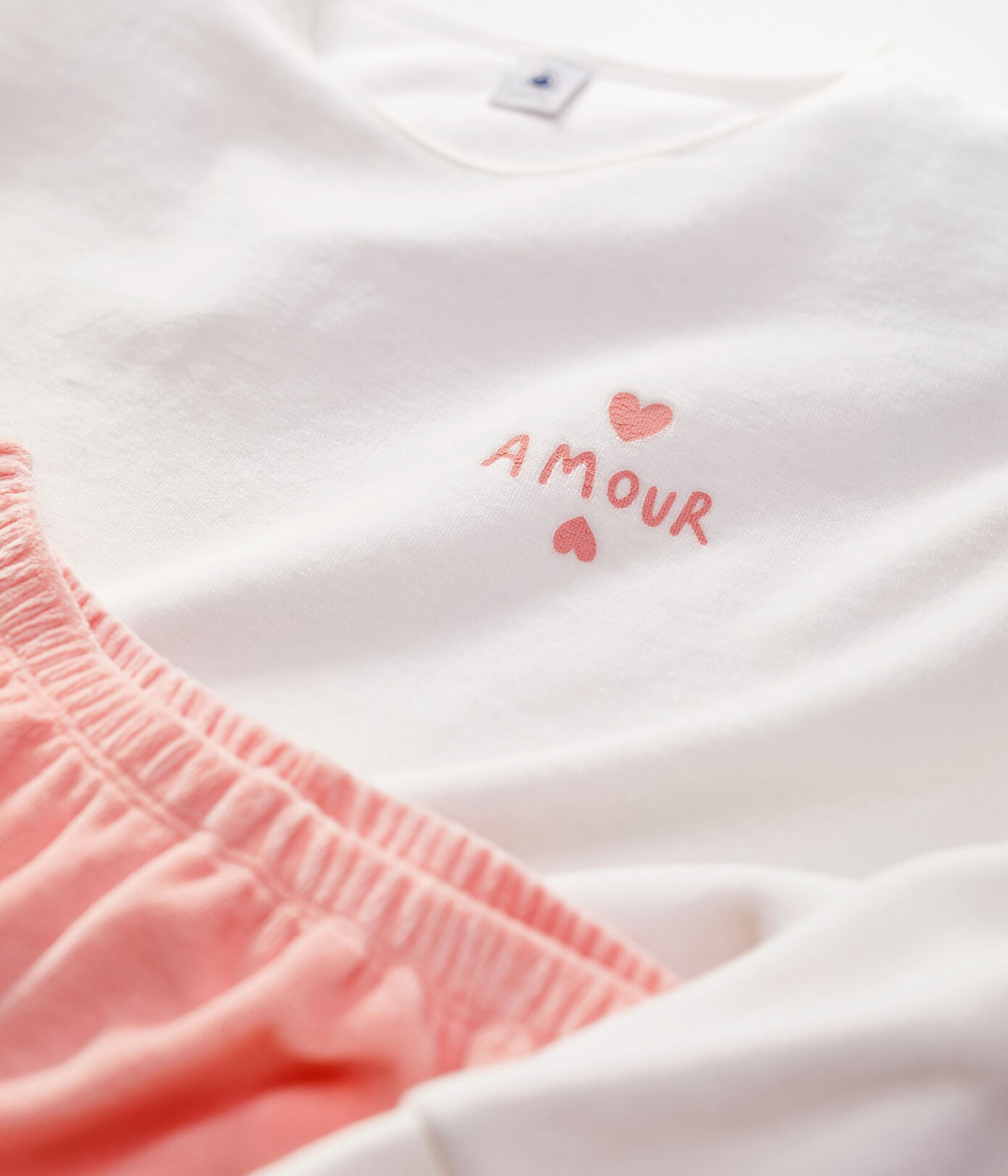 Girls White Cotton Nightwear Set