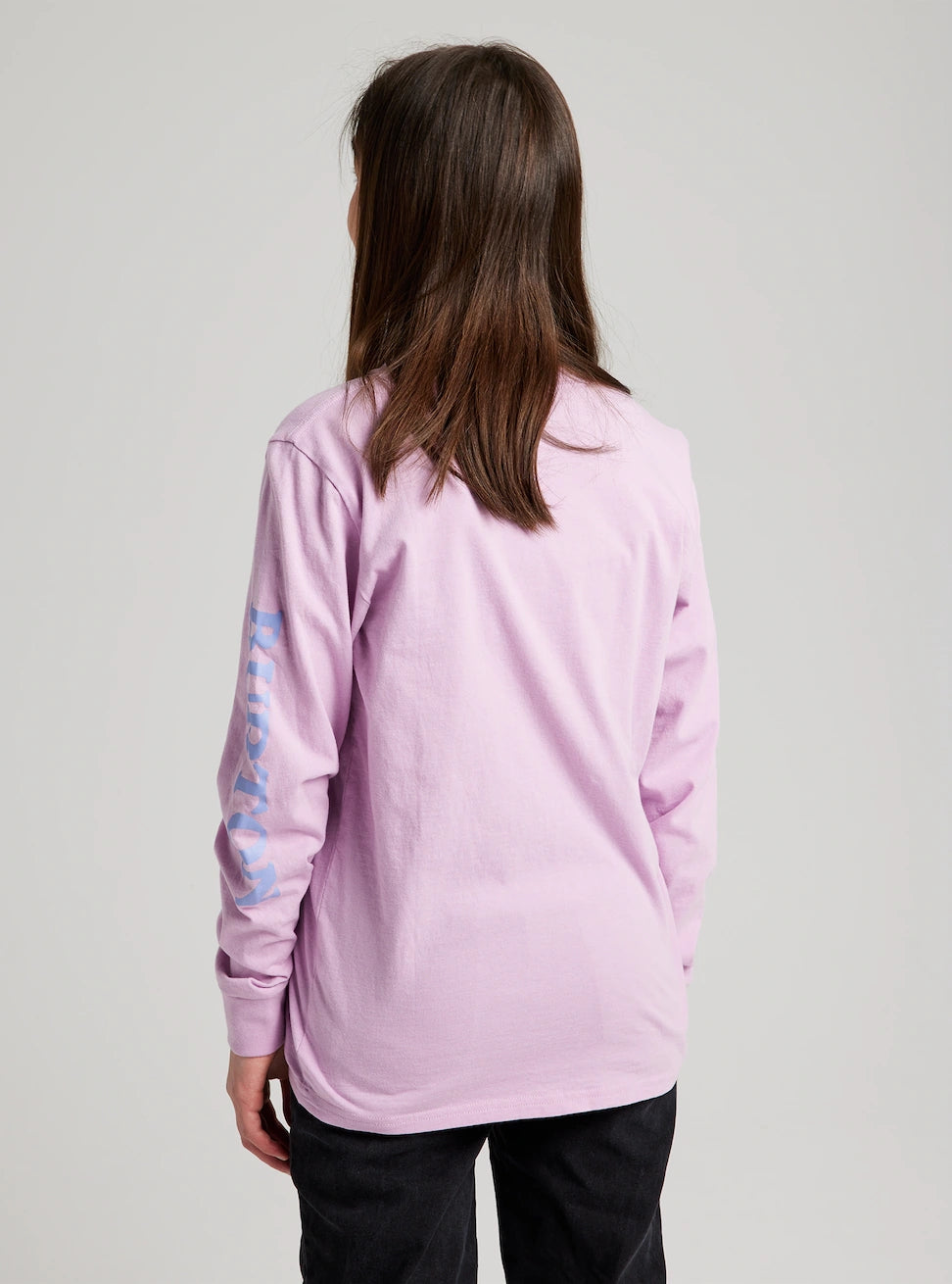 Girls Lavender Logo Cotton T-Shirt