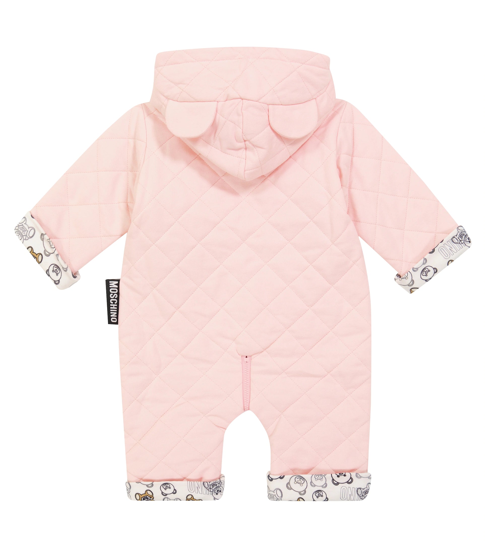 Baby Girls Pink Cotton Babysuit