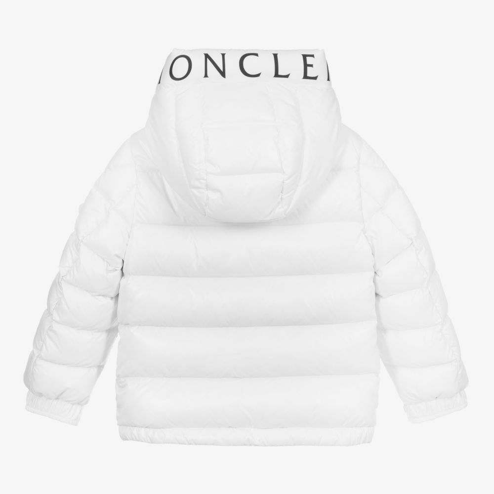 Girls White "SALZMAN" Padded Down Jacket